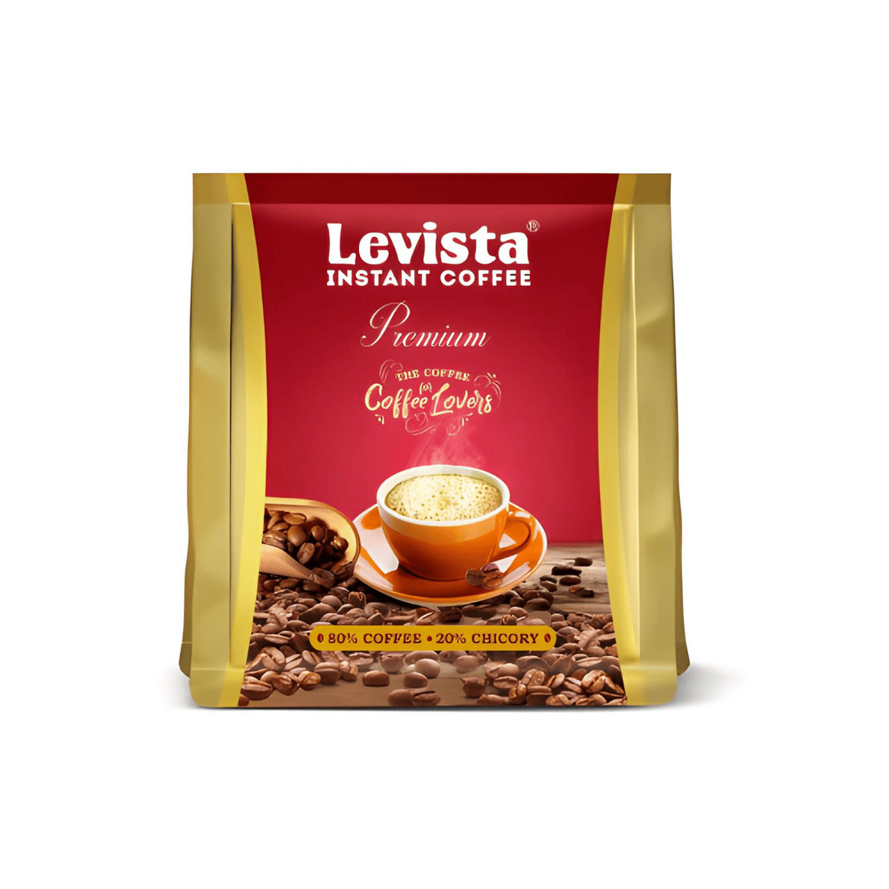 Levista Premium Instant Coffee Chicory Mix Pouch