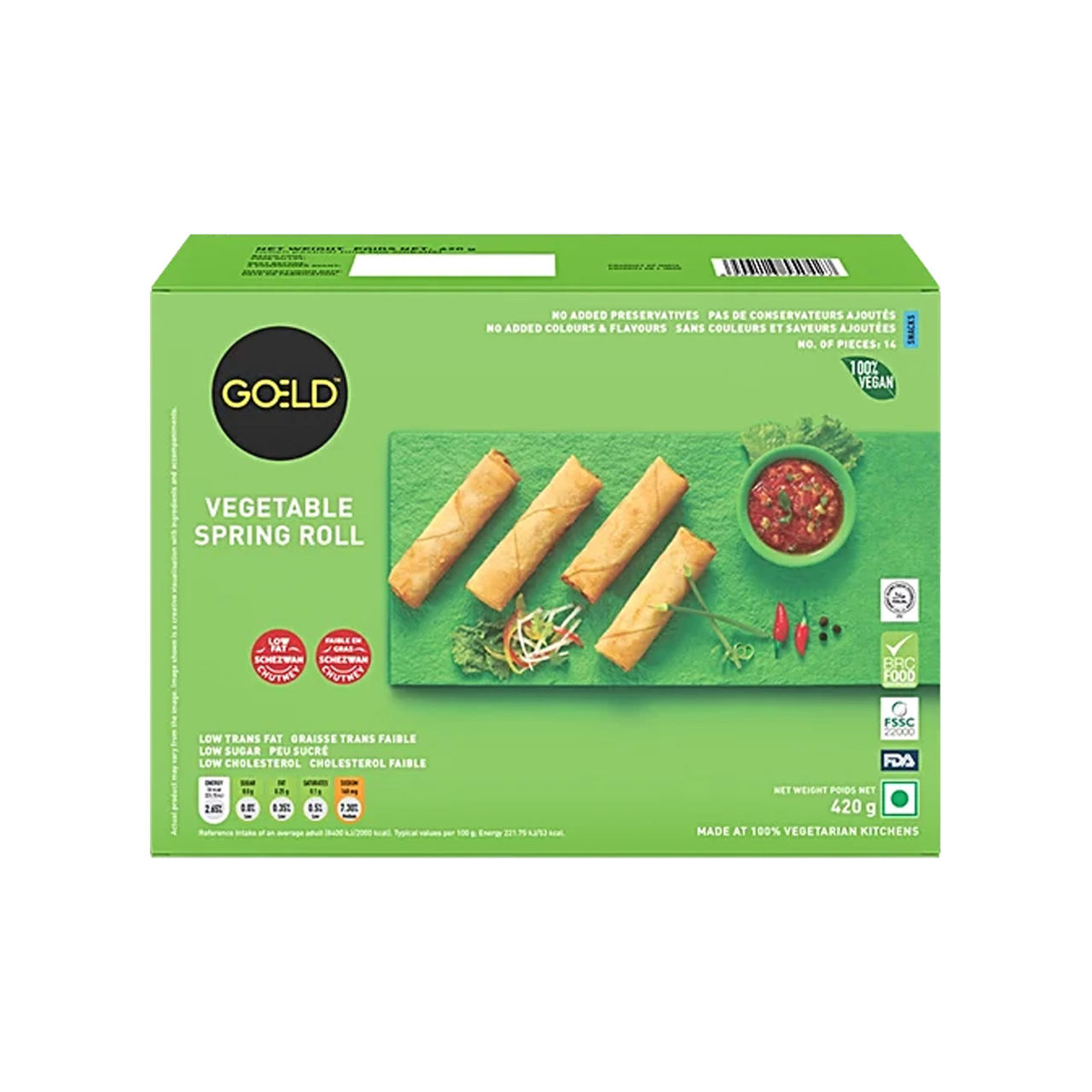 Goeld Vegetable Spring Roll