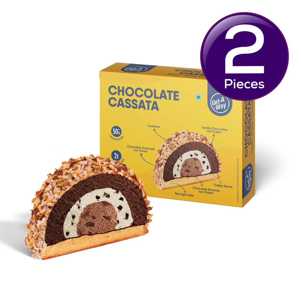 Get-A-Way Chocolate Cassata 150 ml Combo