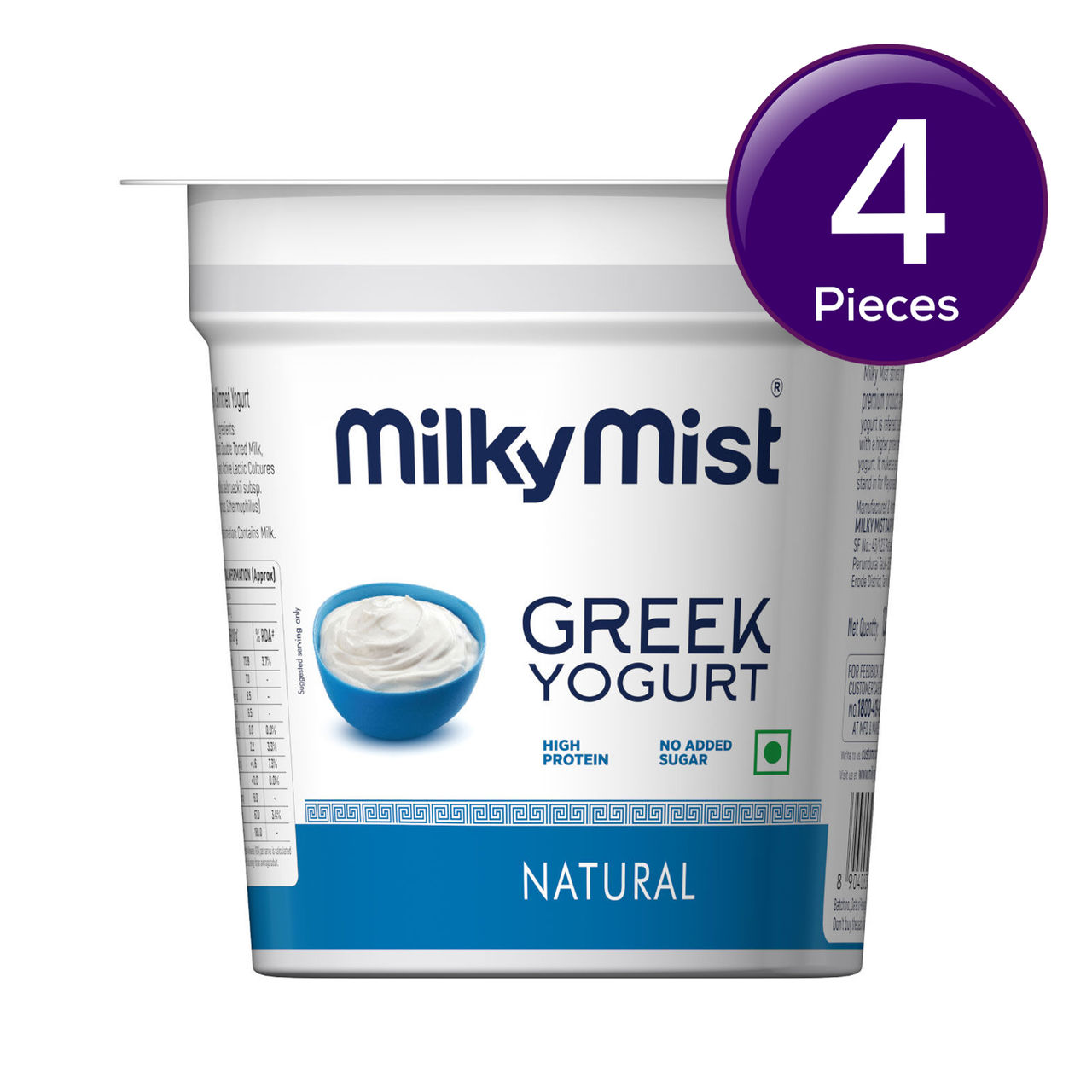 Milky Mist Greek Yogurt 100 g Combo
