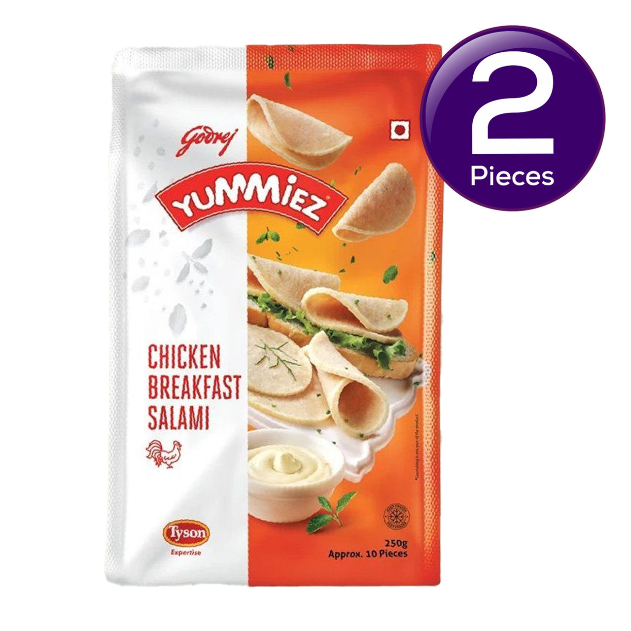 Godrej Yummiez Chicken Breakfast Salami 250 g Combo