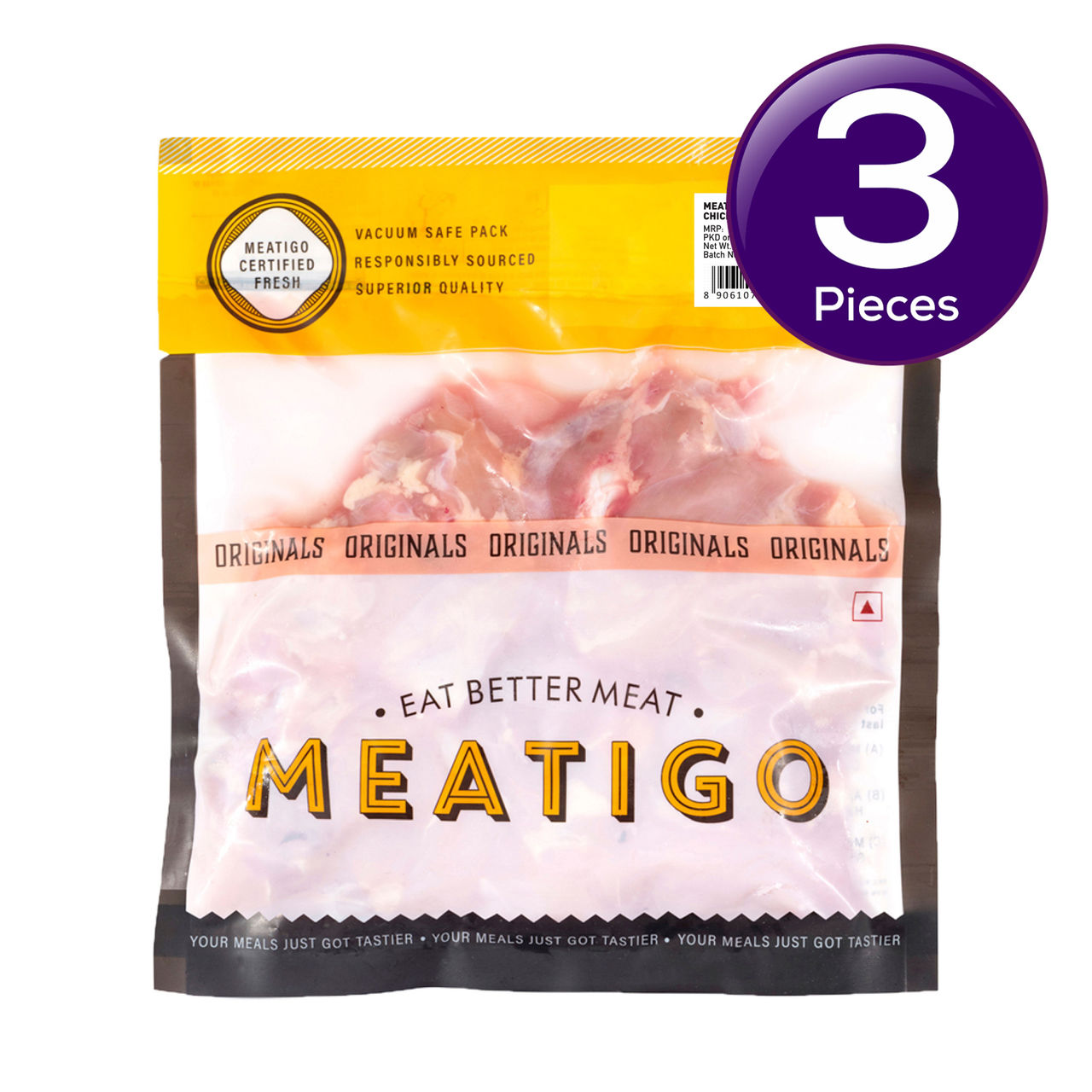 Meatigo Frozen Chicken Curry Cuts 450 g Combo
