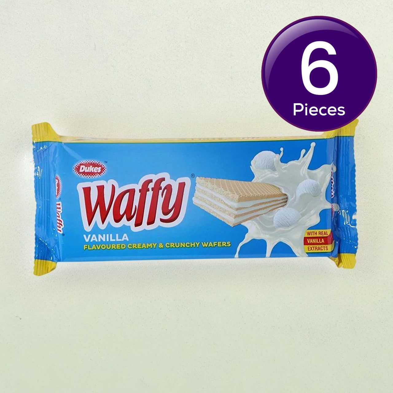 Dukes Waffy Vanilla Flavoured Wafers 60 g Combo
