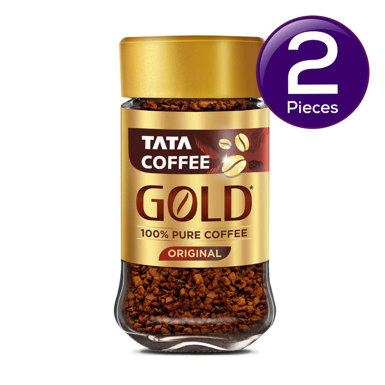 Tata Coffee Gold 100% Pure Coffee Original 50 g Combo
