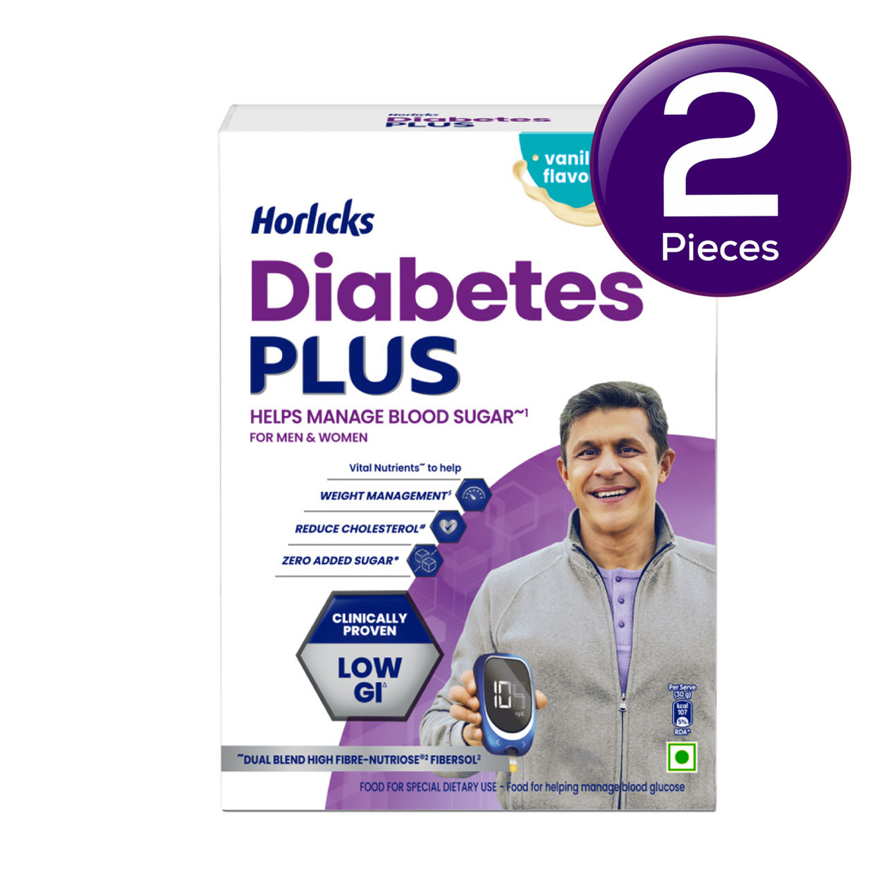 Horlicks Diabetes Plus Vanilla 400 g Combo