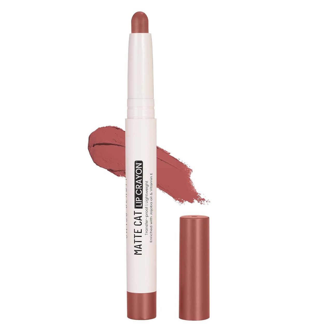 Swiss Beauty Non Transfer Matte Cat Lip Crayon - Tangerine Buff