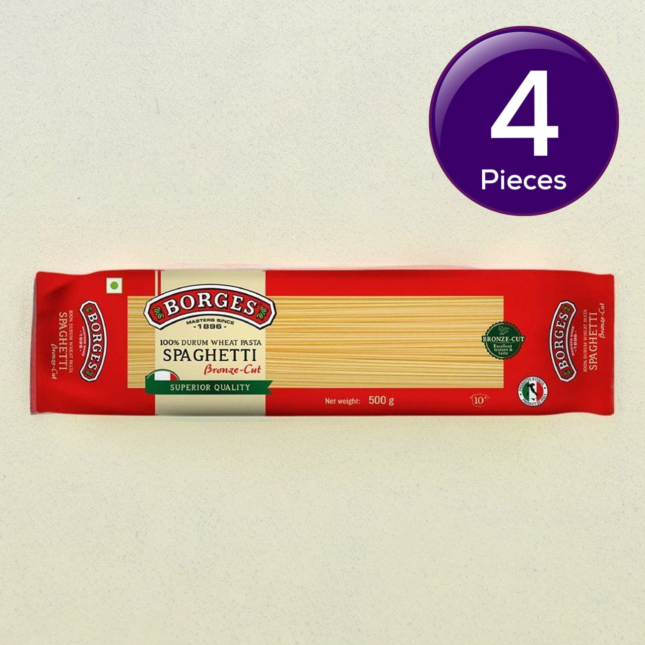 Borges Spaghetti Durum Wheat Pasta 500 g Combo