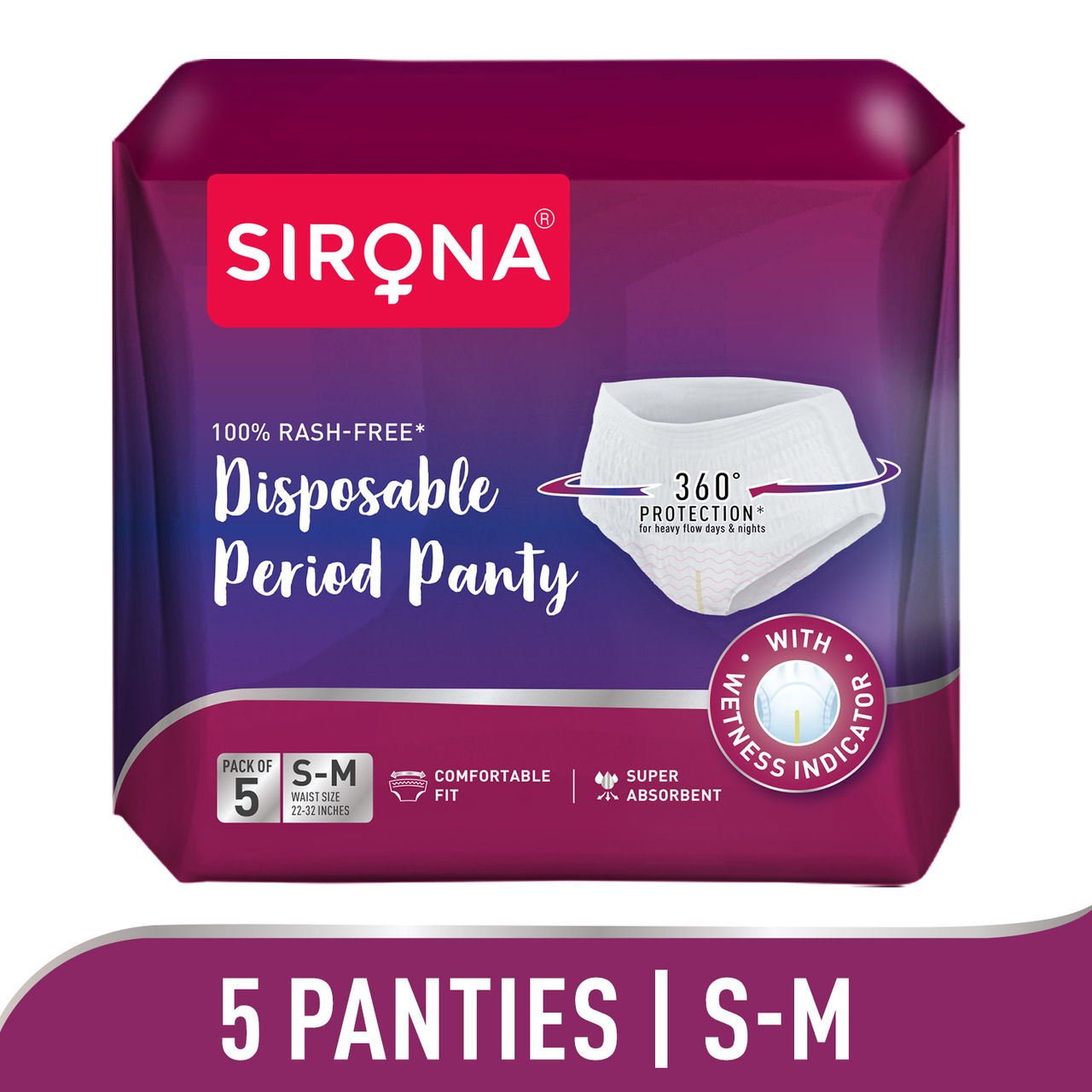 Sirona Disposable Period Panty | S-M