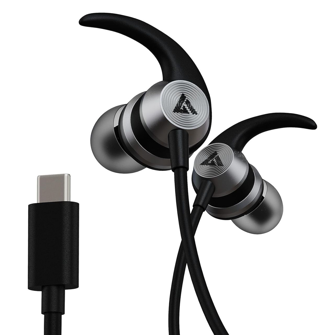 Boult Audio X1 Pro with Type-C Connector, Dynamic Drivers, In-line Control Wired Headset (Black)