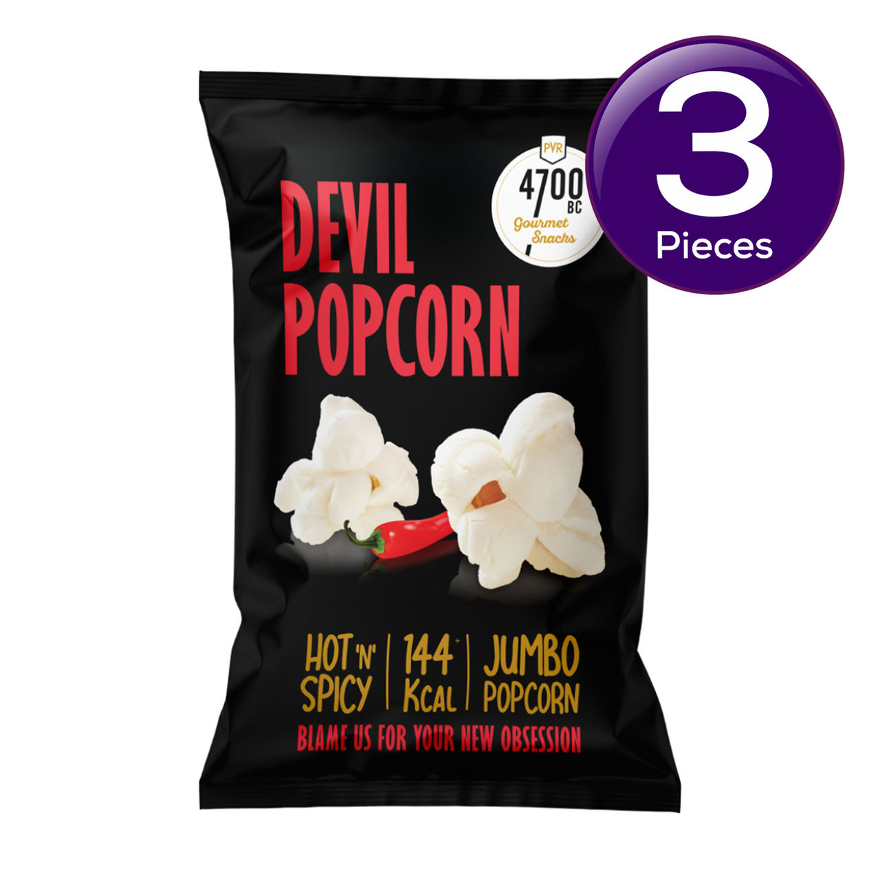 4700Bc Devils Popcorn | Jumbo Pack 50 g Combo