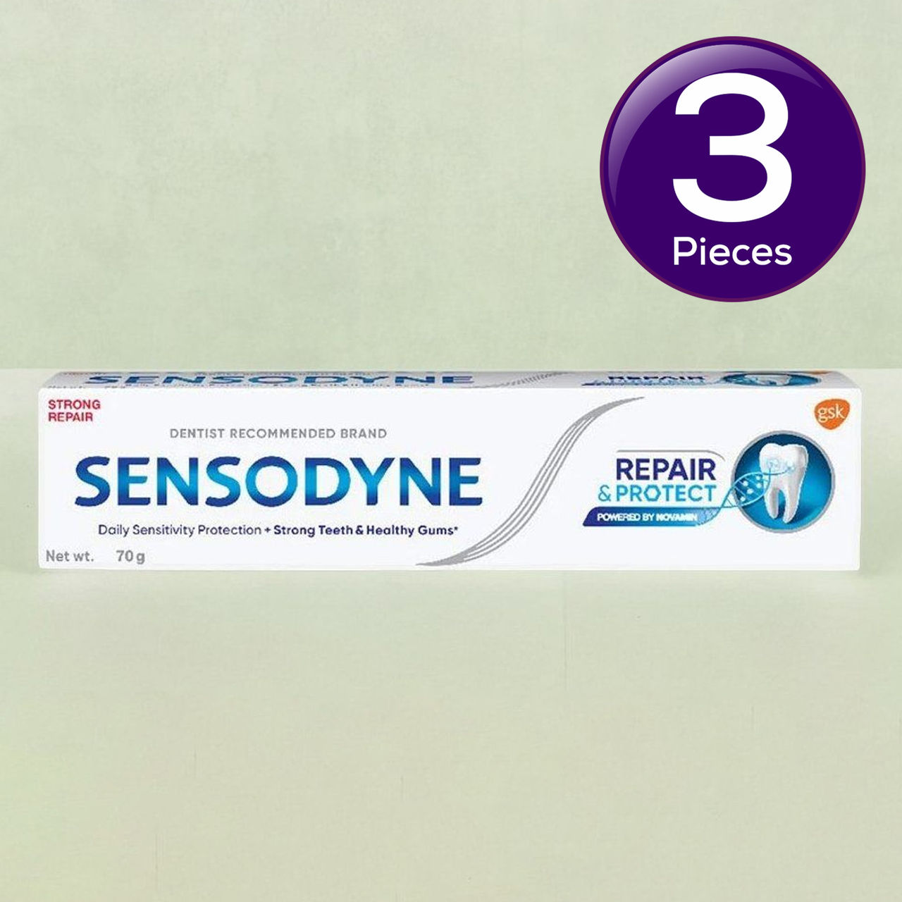 Sensodyne Sensitive Repair And Protect Toothpaste 70 g Combo