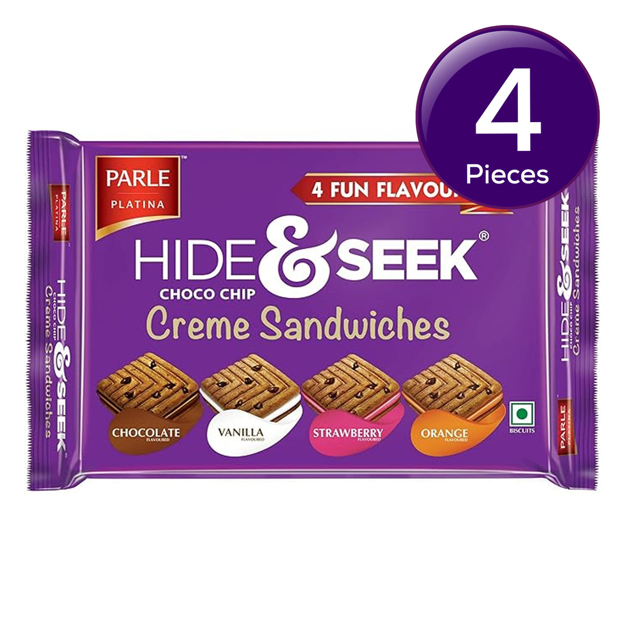 Parle Hide & Seek Creme Sandwiches 400 g Combo