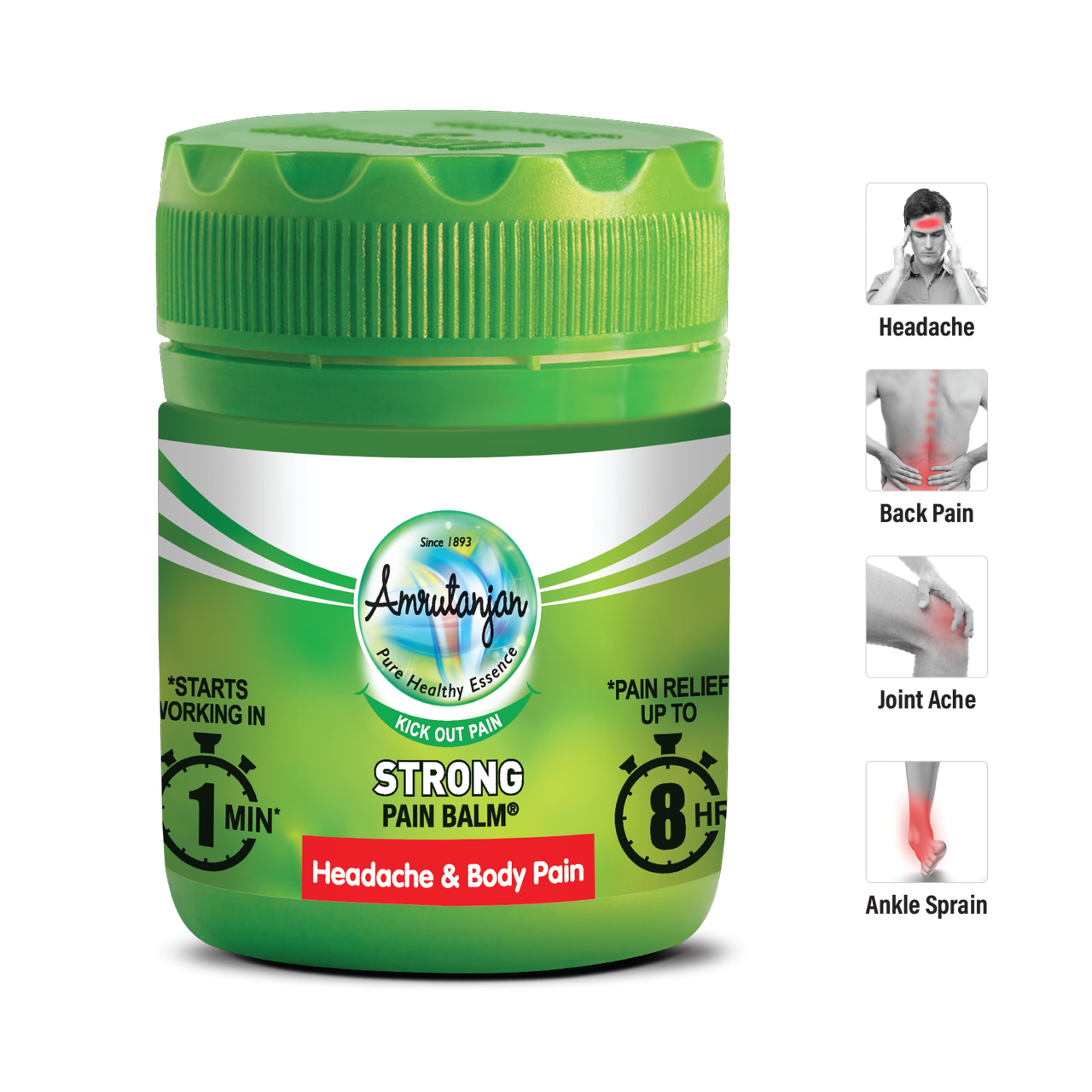 Amrutanjan Strong Pain Balm