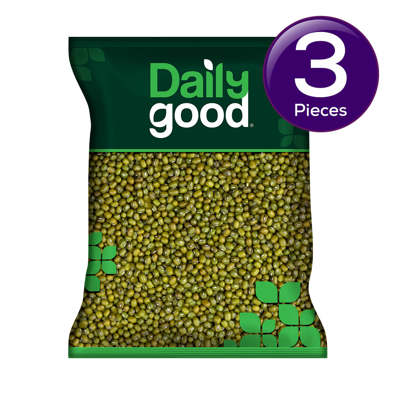 Daily Good Unpolished Green Moong Whole 1 kg Combo