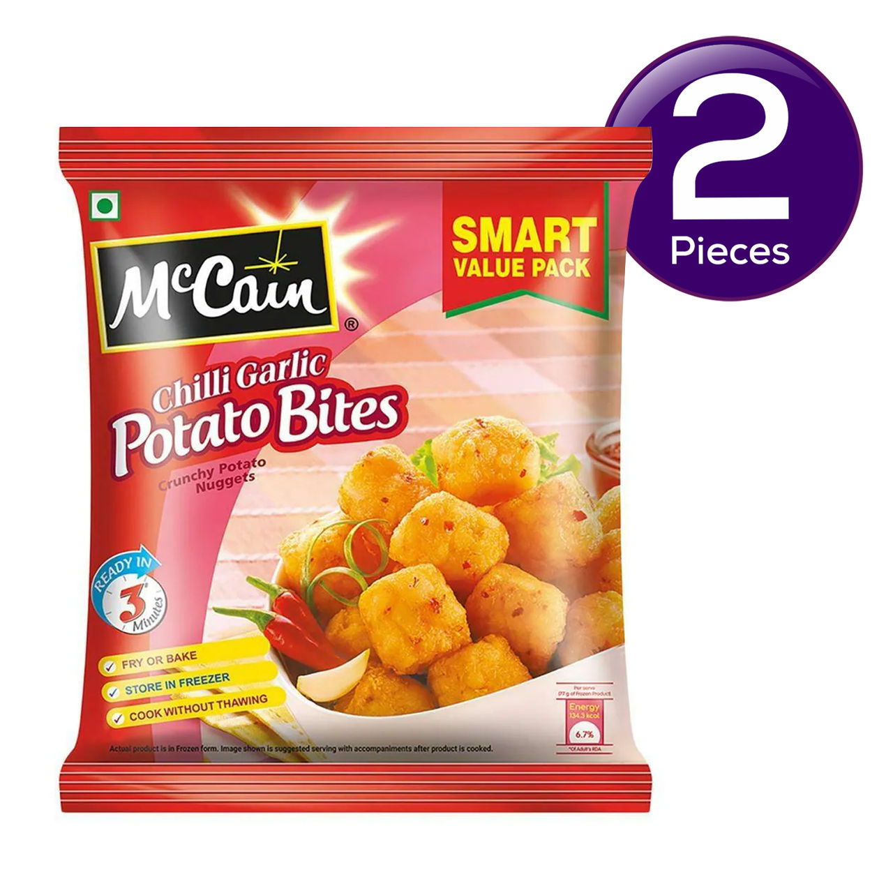 McCain Masala Fries 375 g Combo