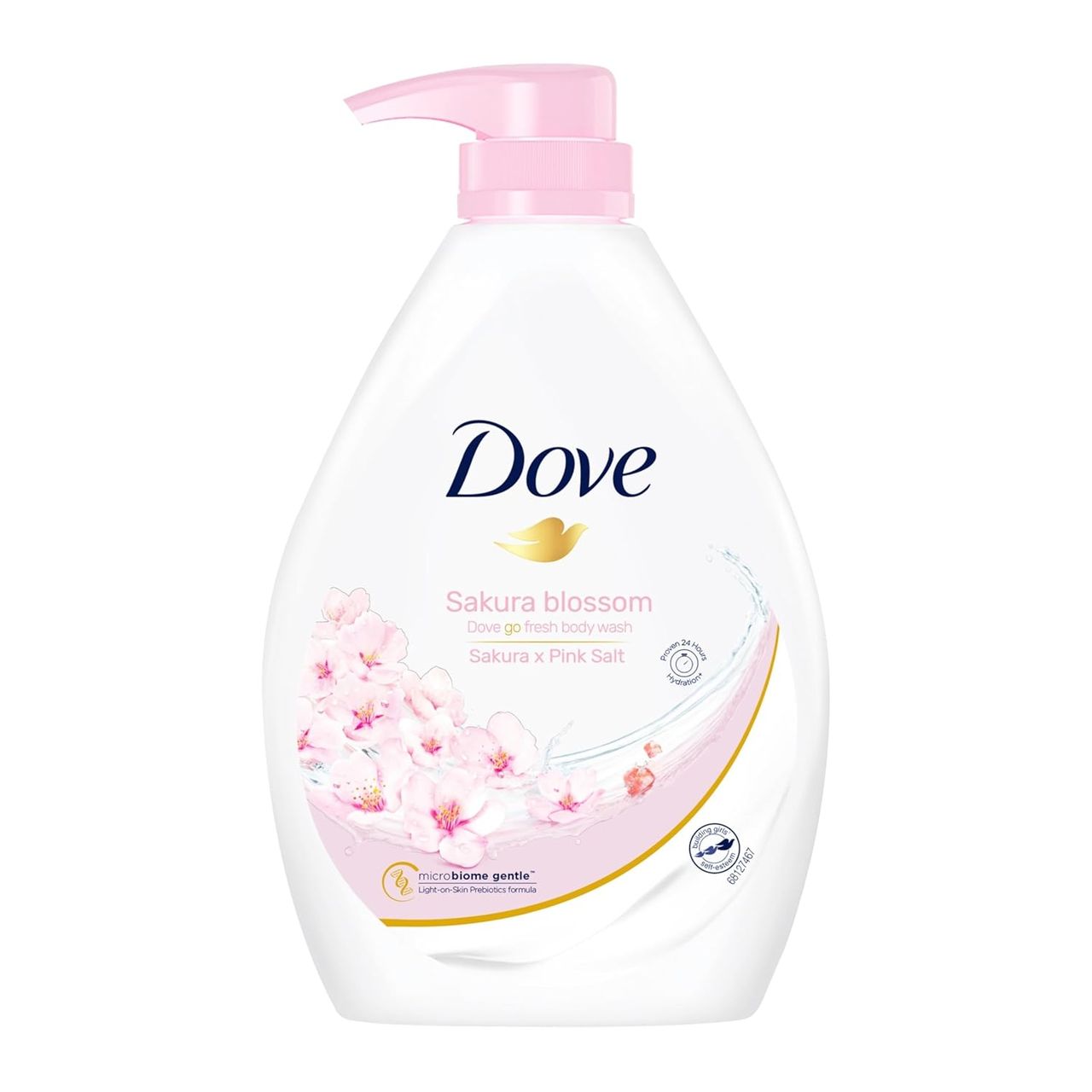 Dove Go Fresh Body Wash | Sakura Blossom & Pink Salt | For Moisturised Skin