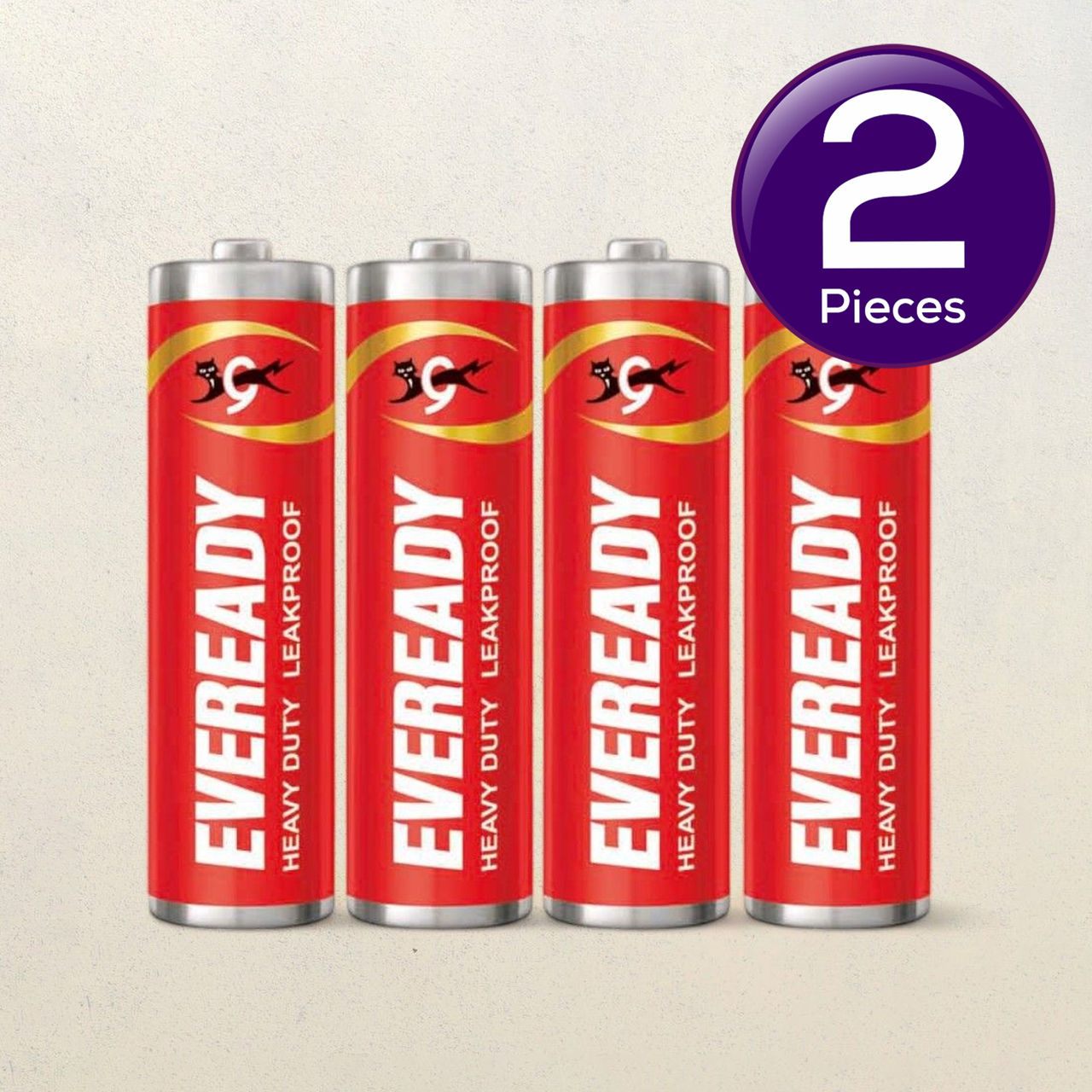 Eveready Carbon Zinc AA Battery 4 pc Combo