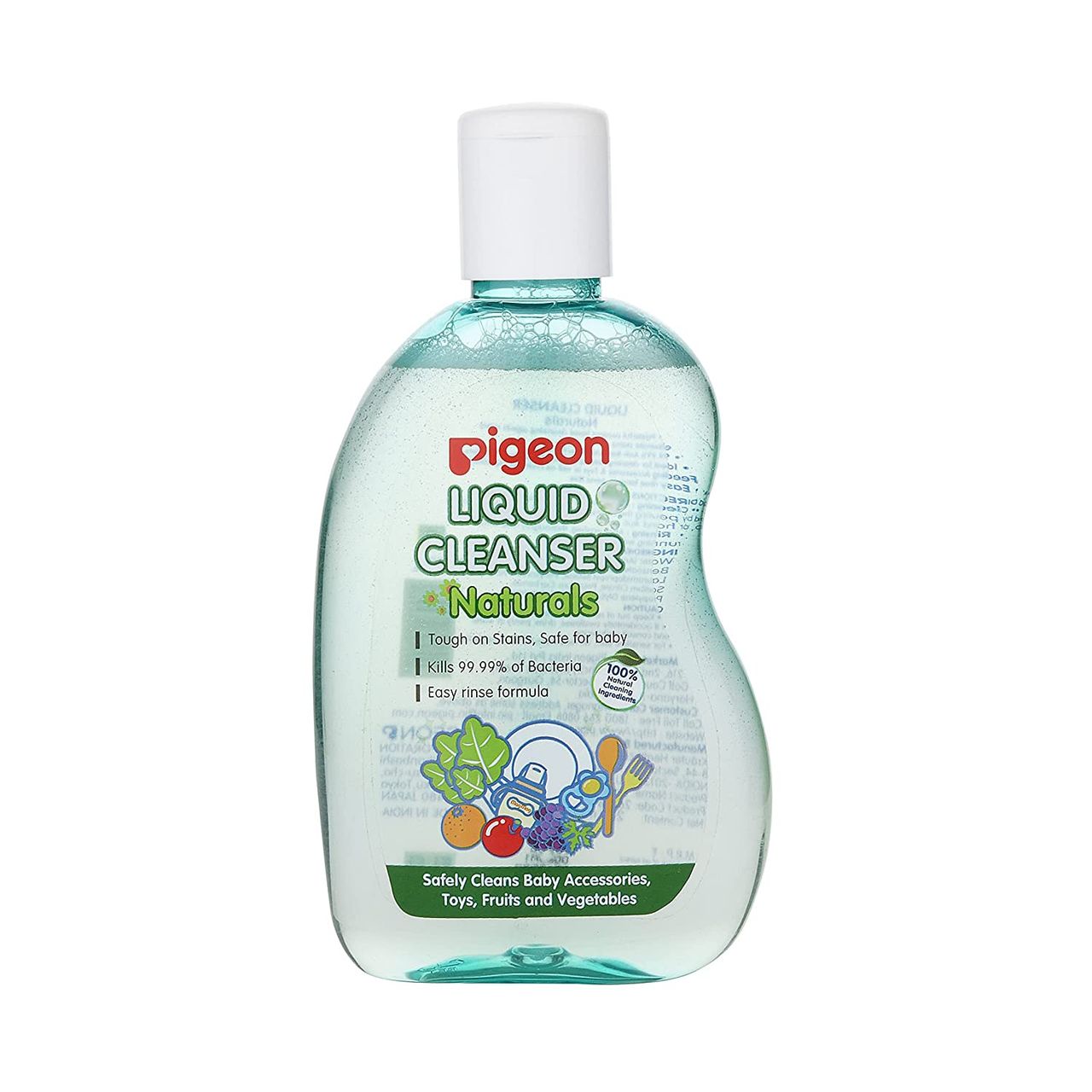 Pigeon Baby Care Liquid Cleanser Bottle Pin Cleaner For Kids | Transparent