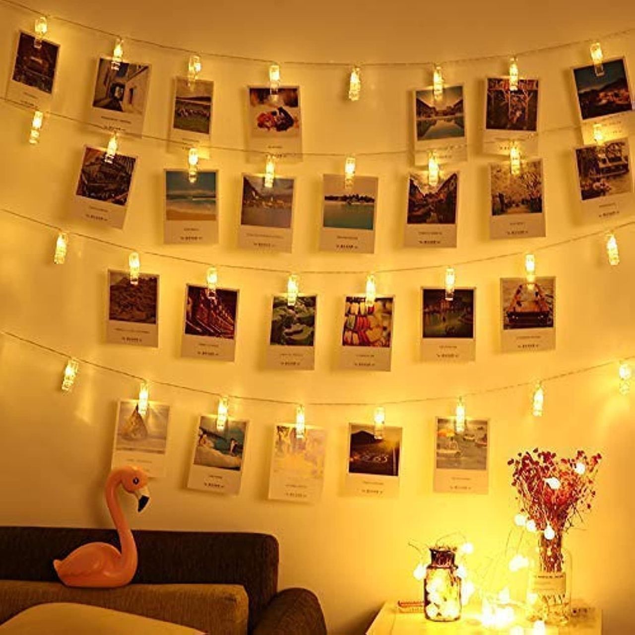 DesiDiya Clip LED String Lights - Warm White | Energy Saving