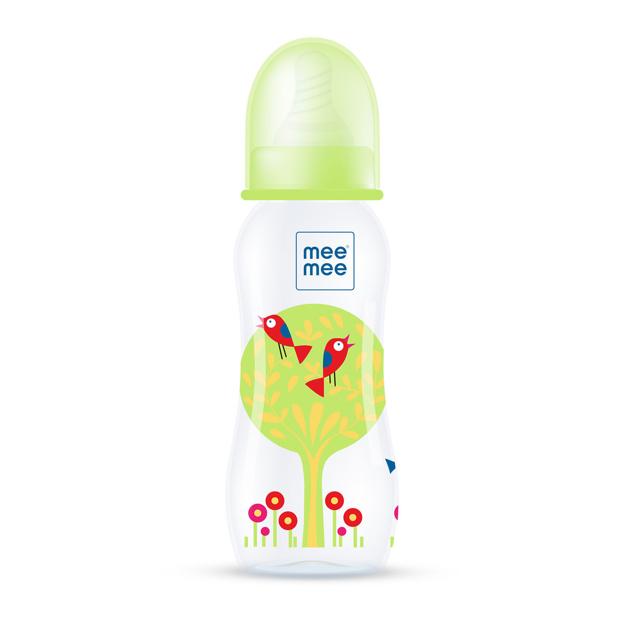 Mee Mee Feeding Bottle Eazy Flo For Kids | Green | 0 - 2 years