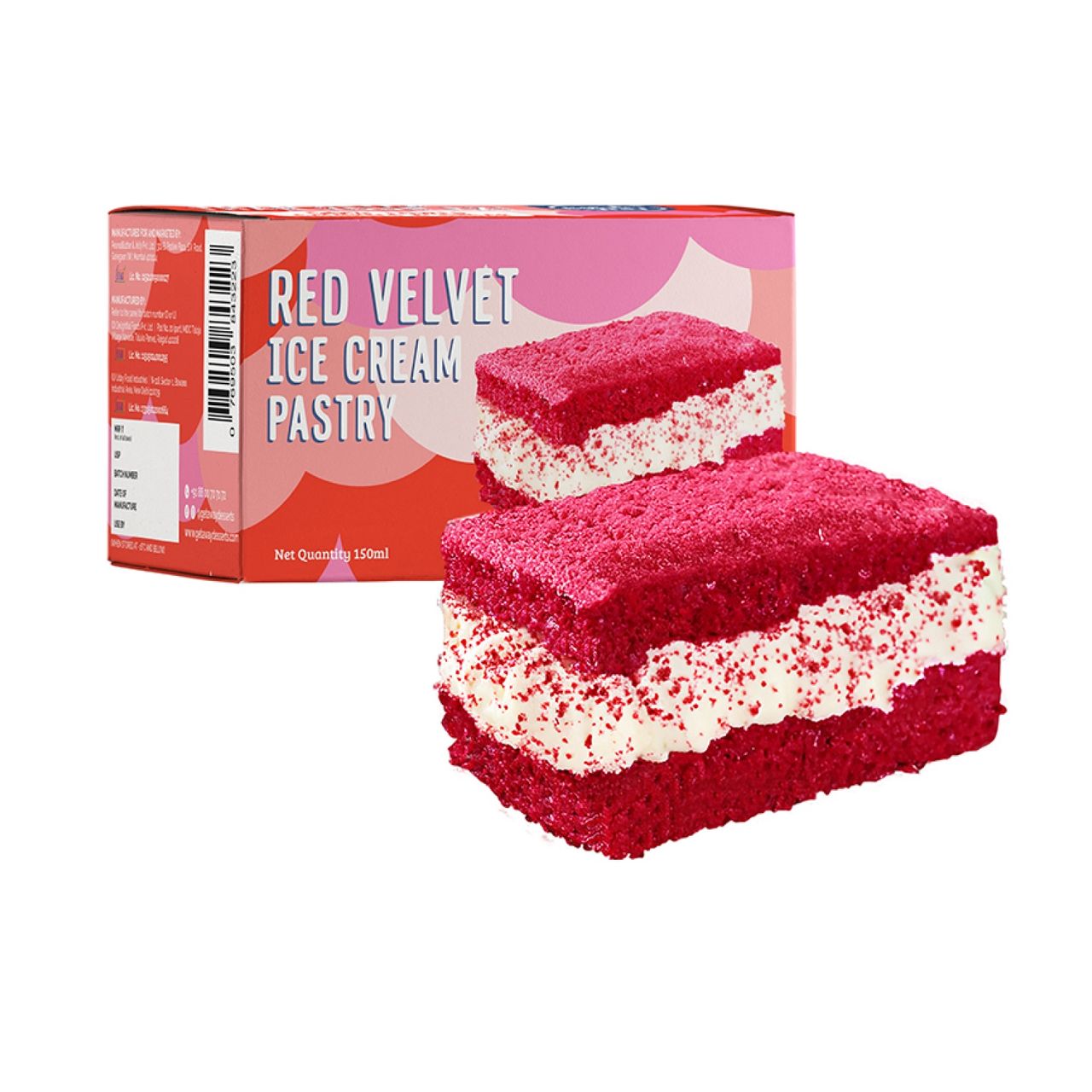 Get- A-Way Red Velvet Ice Cream Pastry