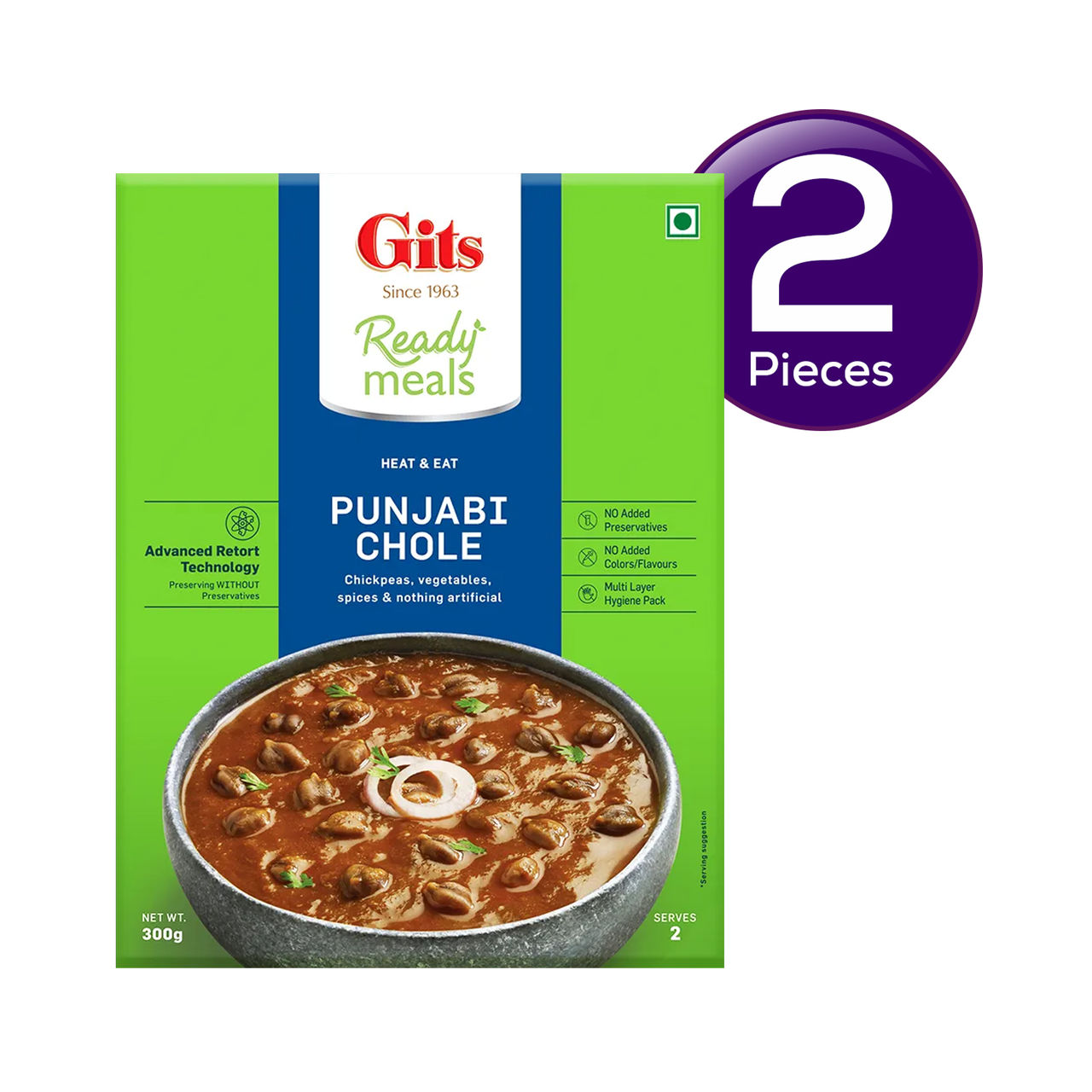 Gits Punjabi Chhole Ready to Eat 300 g Combo