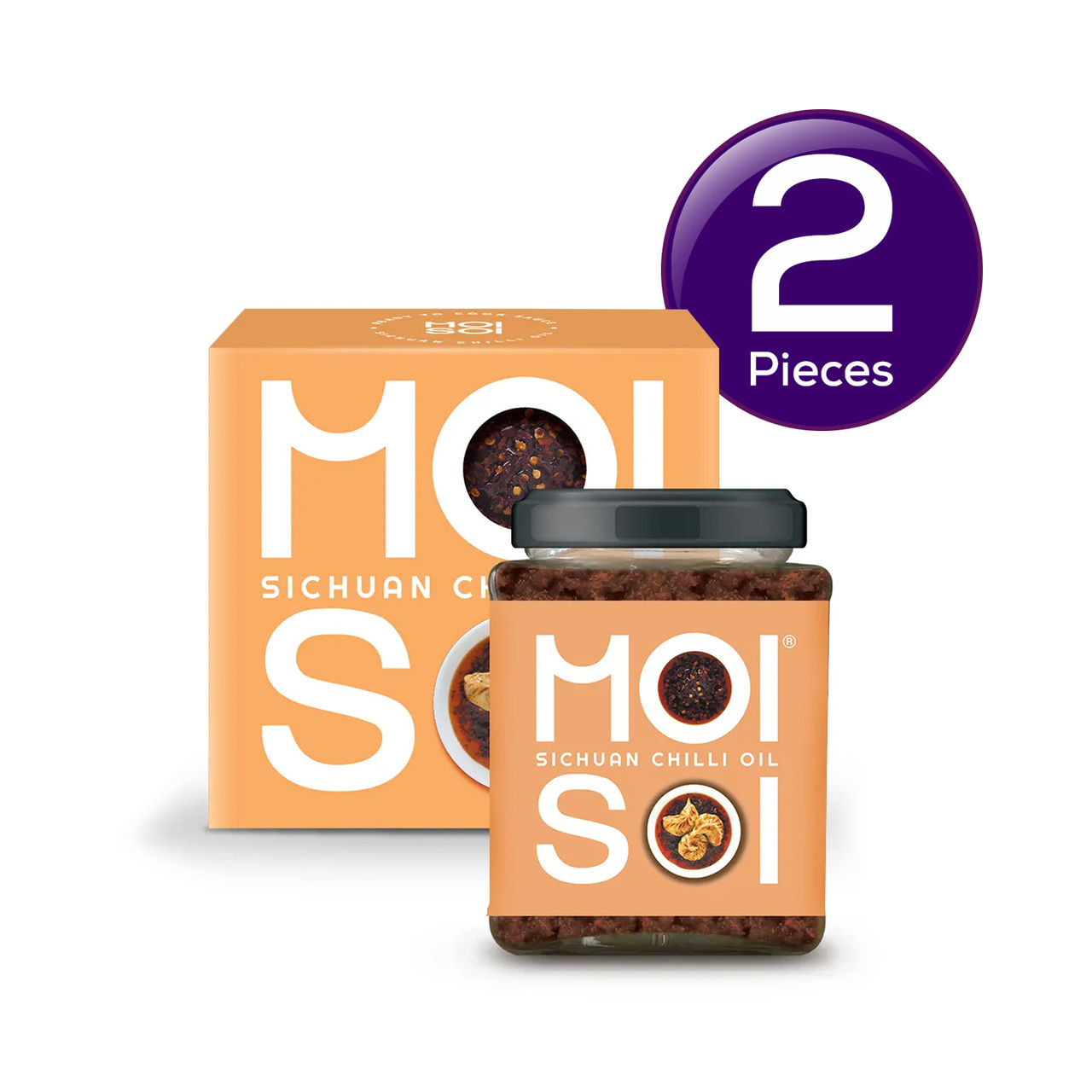 Moi Soi Sichuan Chilli Oil- For Stir Fry Marinade Spread & Dip 175 g Combo