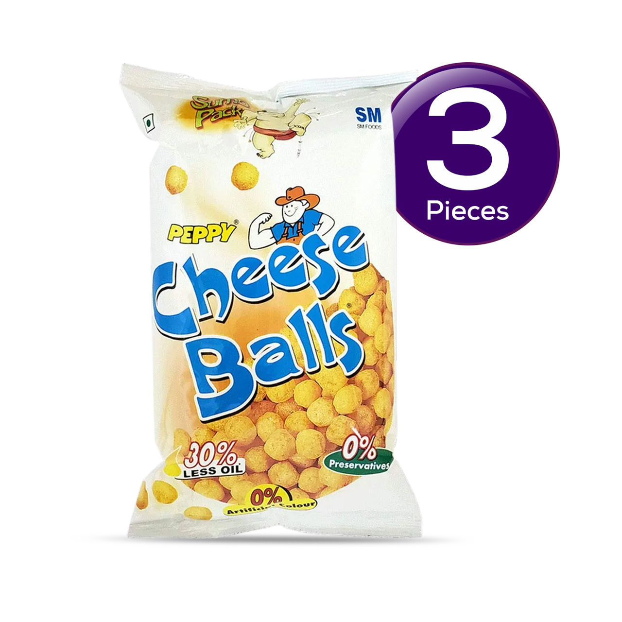 Peppy Cheese Balls 60 g Combo