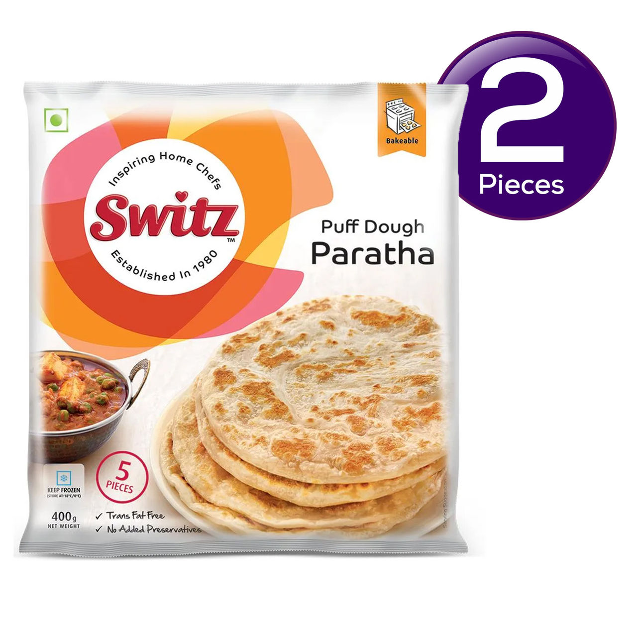 Switz Paratha Puff 400 g Combo
