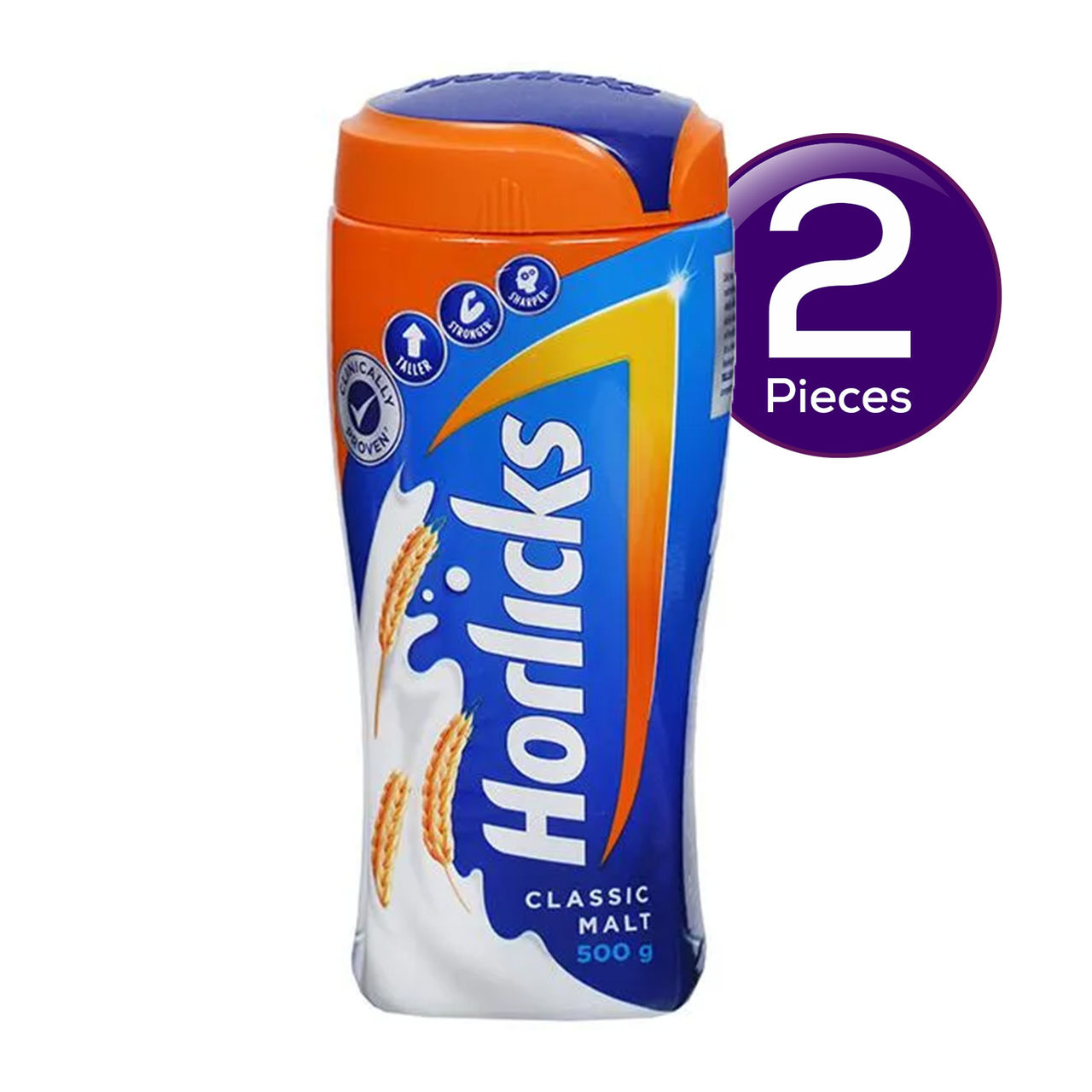 Horlicks Classic Malt Powdered Health Drink (Jar) Combo