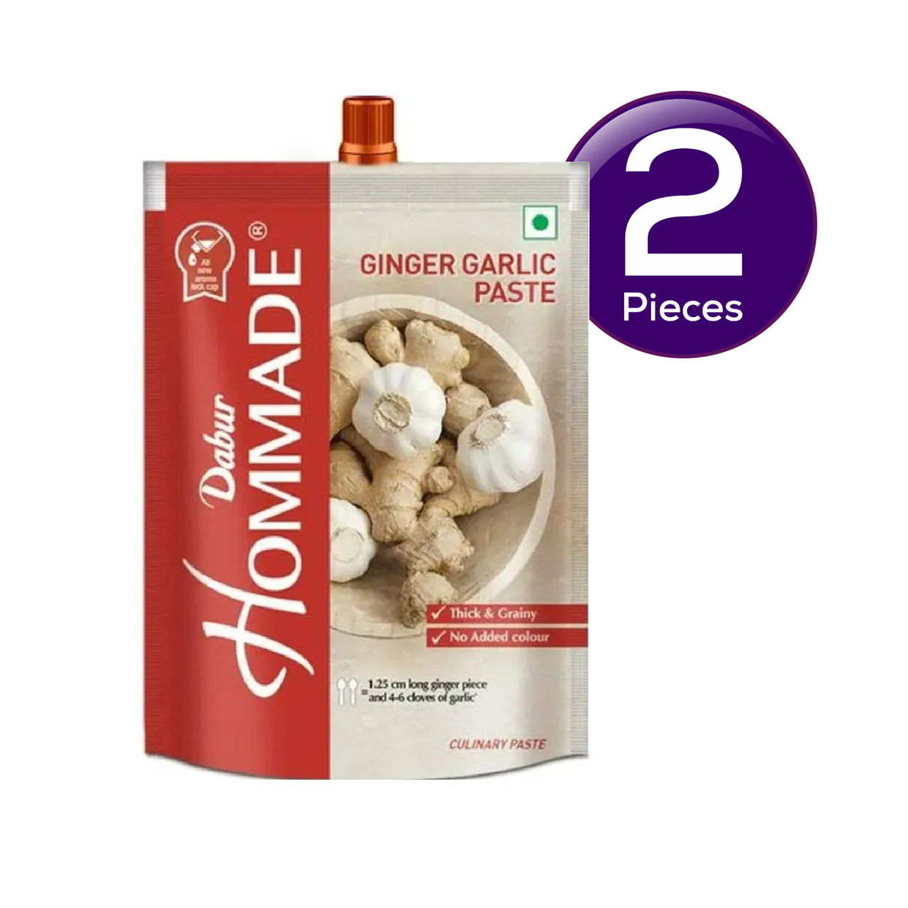 Dabur Hommade Ginger Garlic Paste 200 g Combo