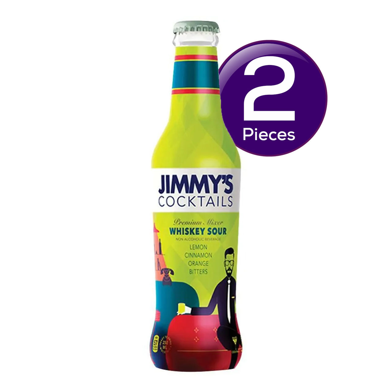 Jimmy's Whiskey Sour - Cocktail Mixer 250 ml Combo