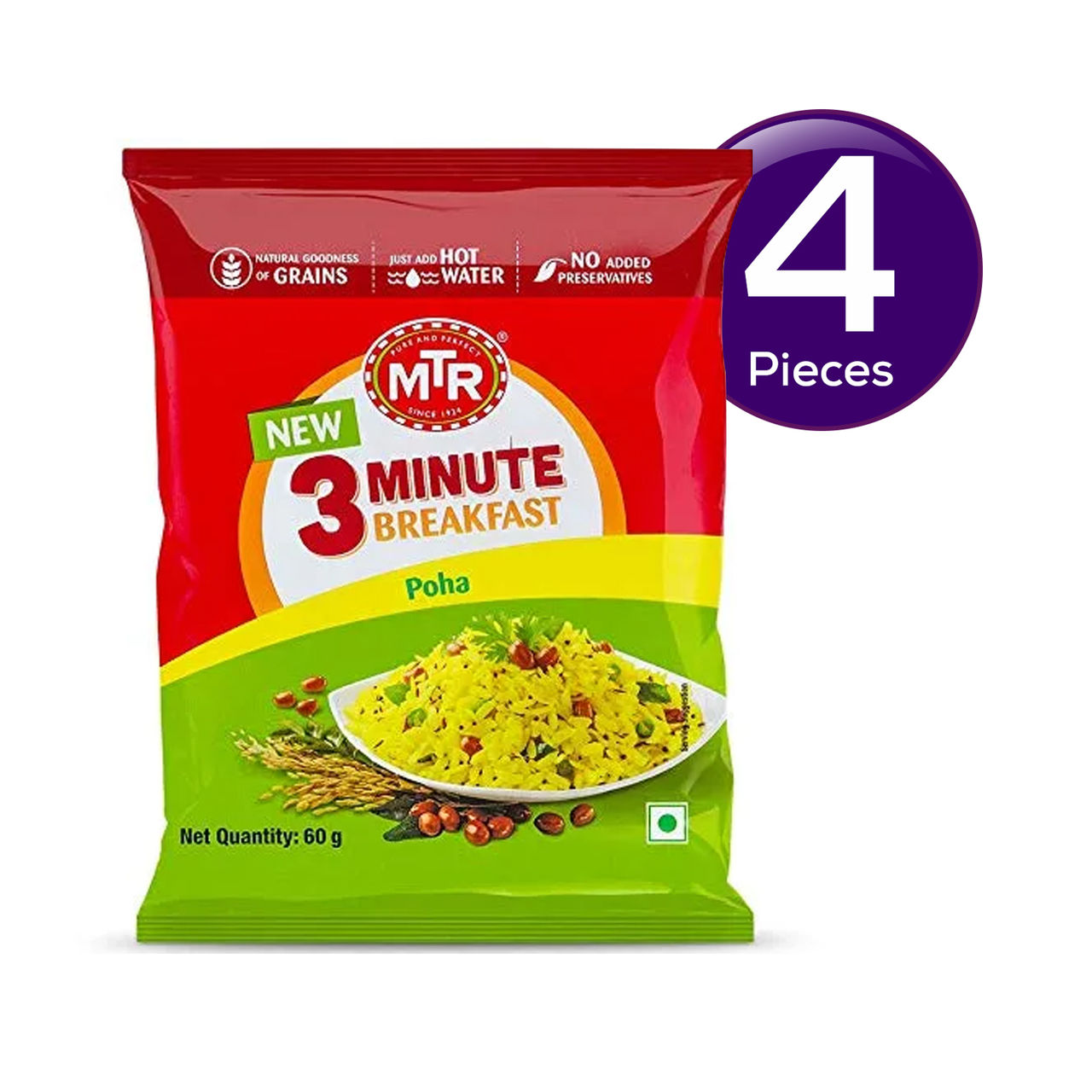 MTR 3 min Poha 60 g Combo