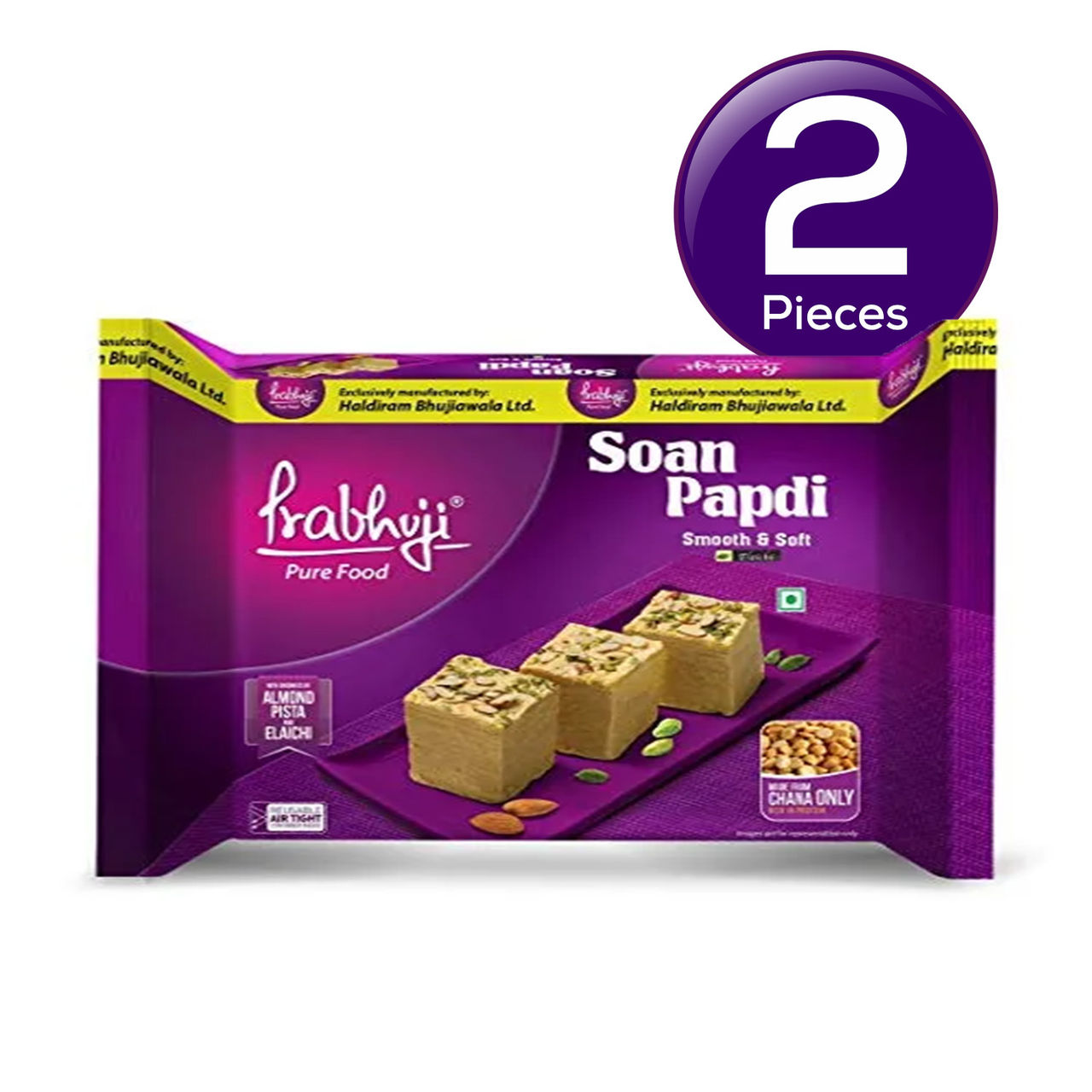 Haldiram Prabhuji Soan Papdi Elaichi 450g Combo