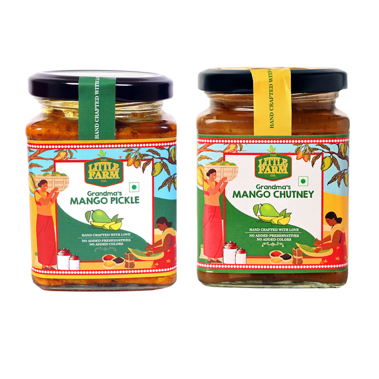 Mango Pickle(250gms) & Mango Chutney(300gms) Combo