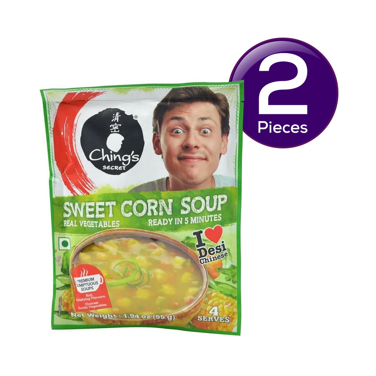 Ching's Secret Sweet Corn Soup 55 g Combo
