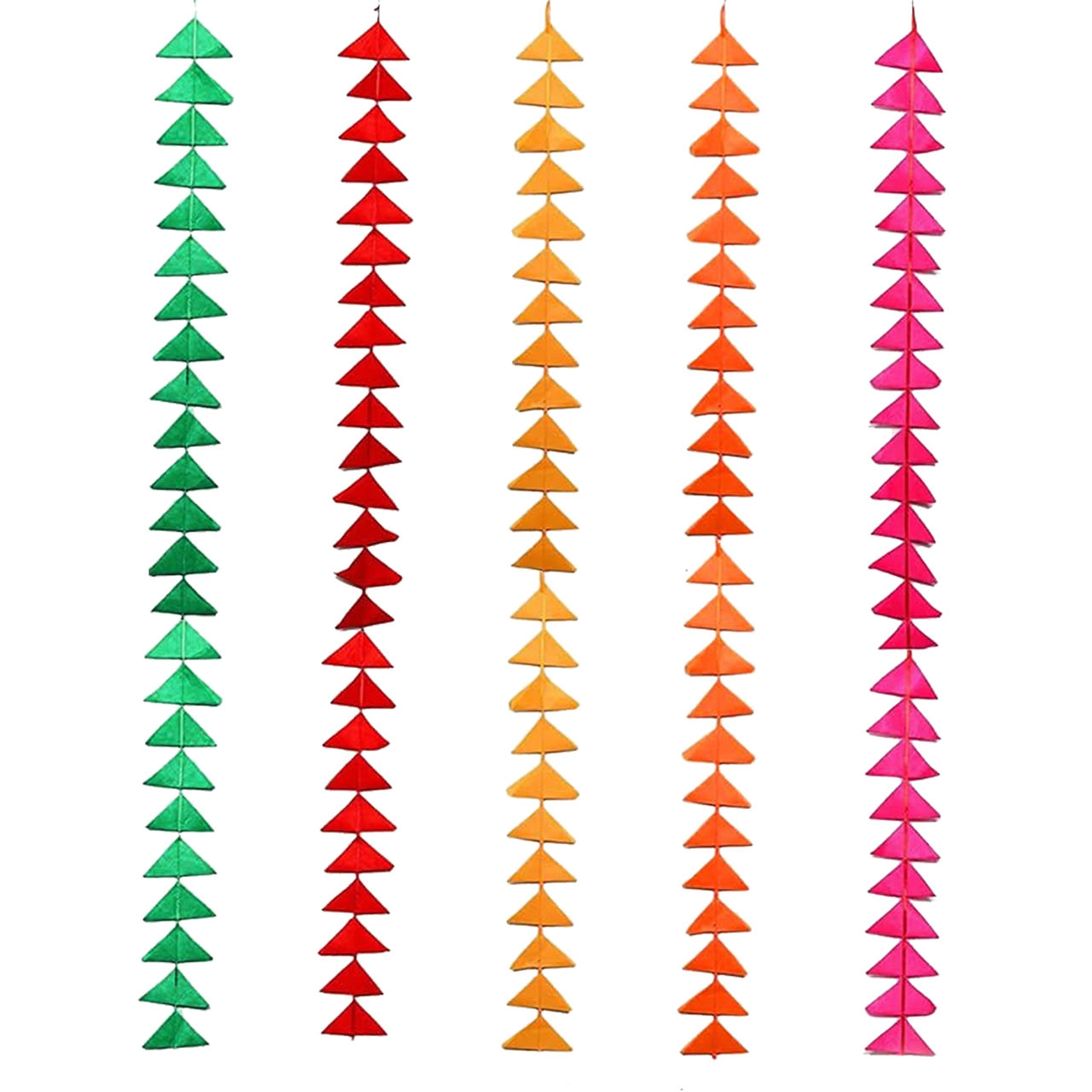 Party Propz Multicolour Triangle Hangings