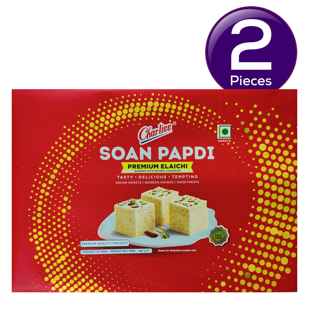 Charliee Soan Papdi Premium 210 g Combo