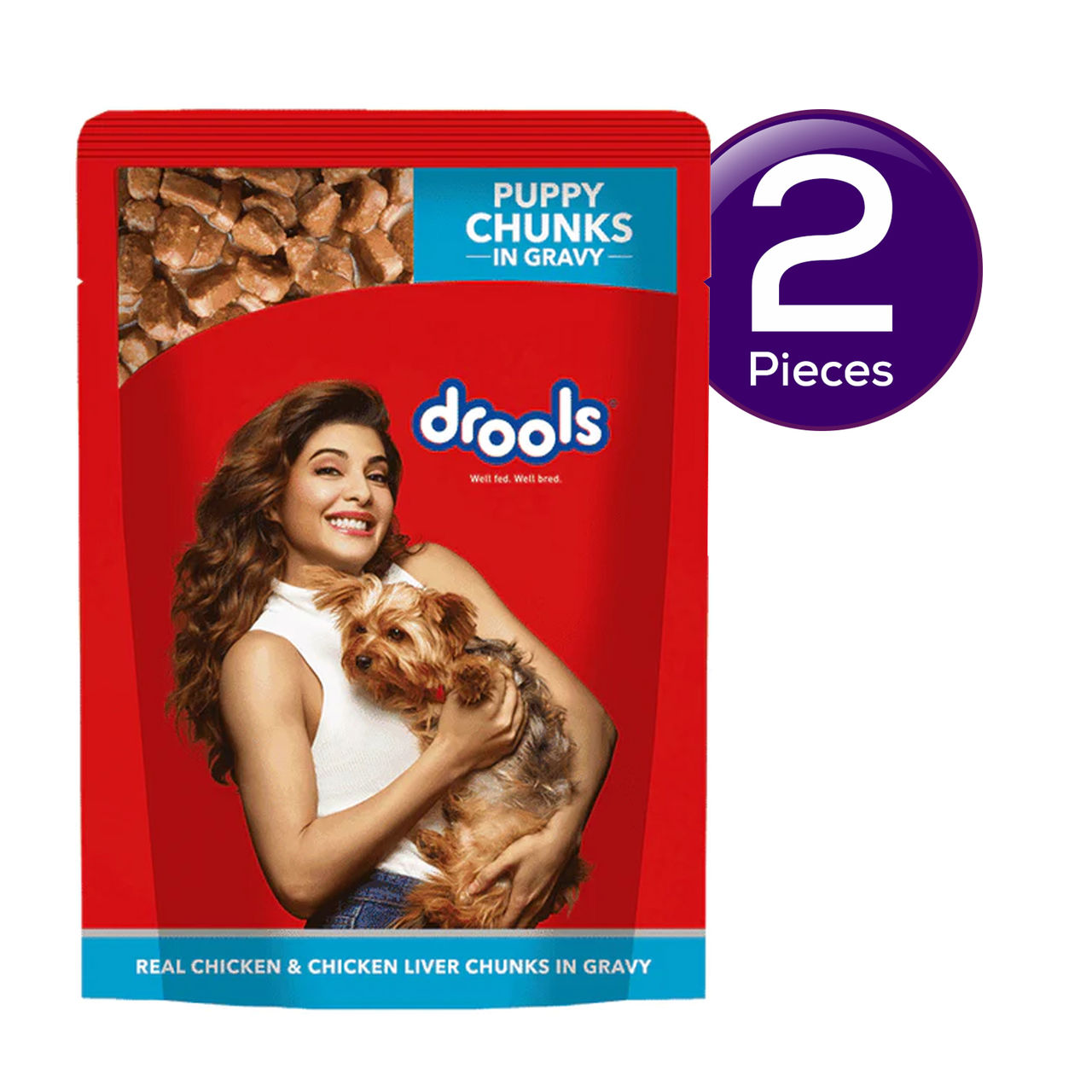 Drools Puppy Wet Dog Food - Real Chicken & Liver Chunks in Gravy 150 g Combo