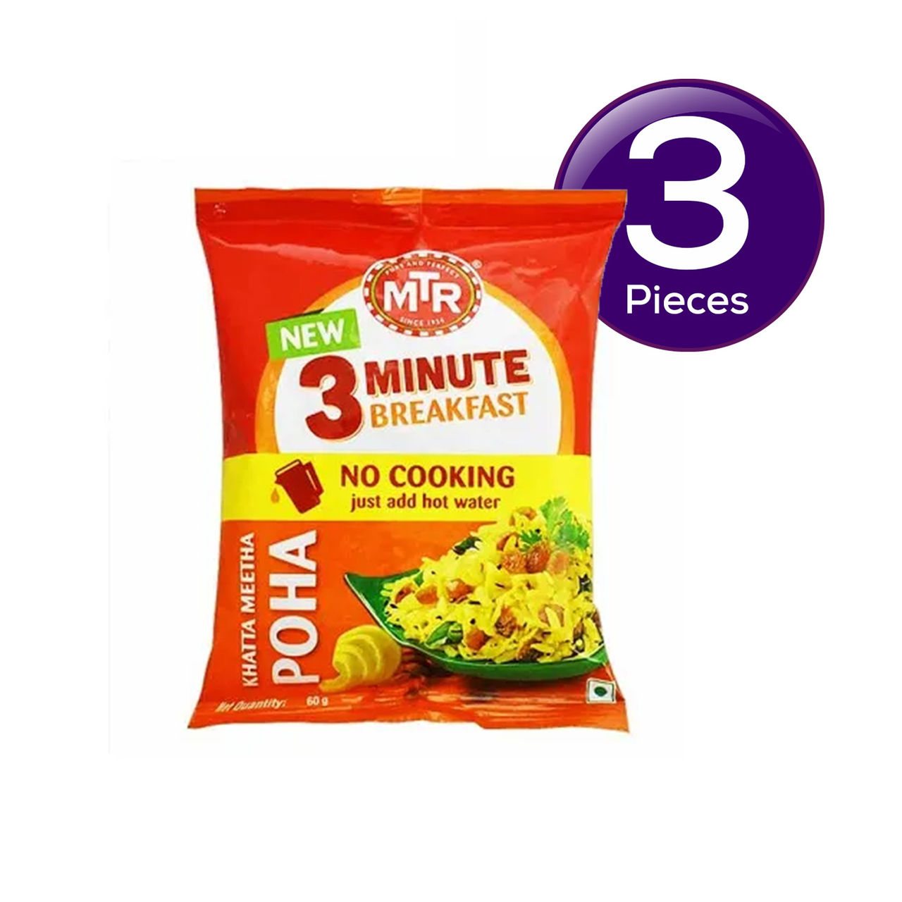 MTR Breakfast Khatta Meetha Poha Mix Combo