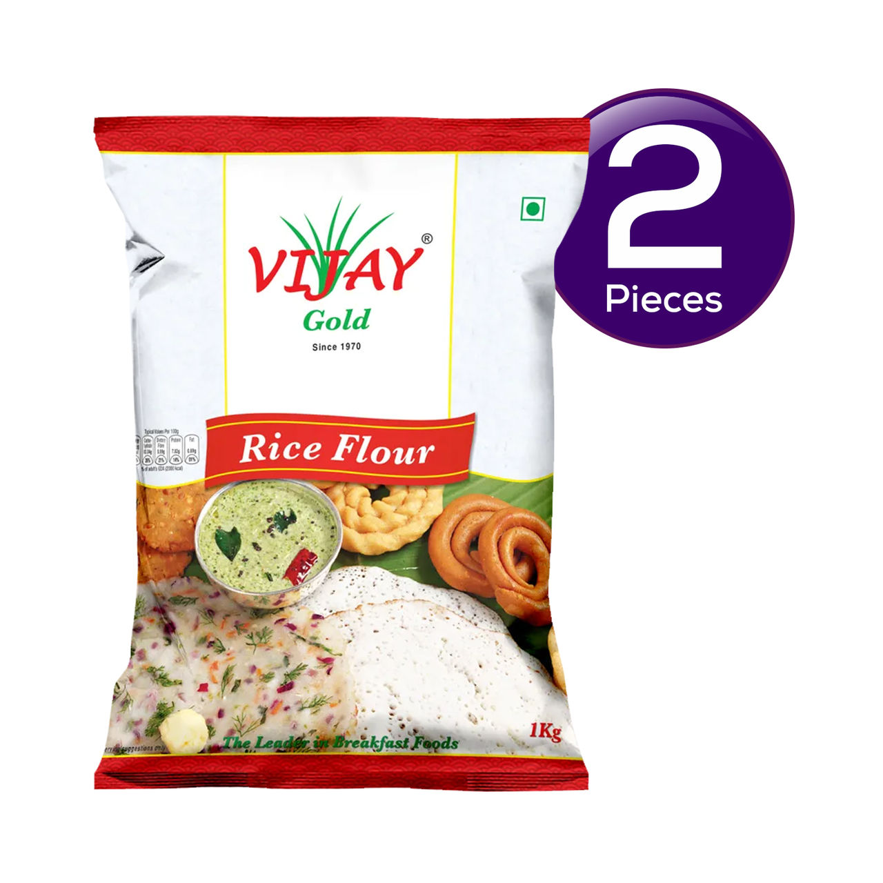 Vijay Rice Flour 1 kg Combo