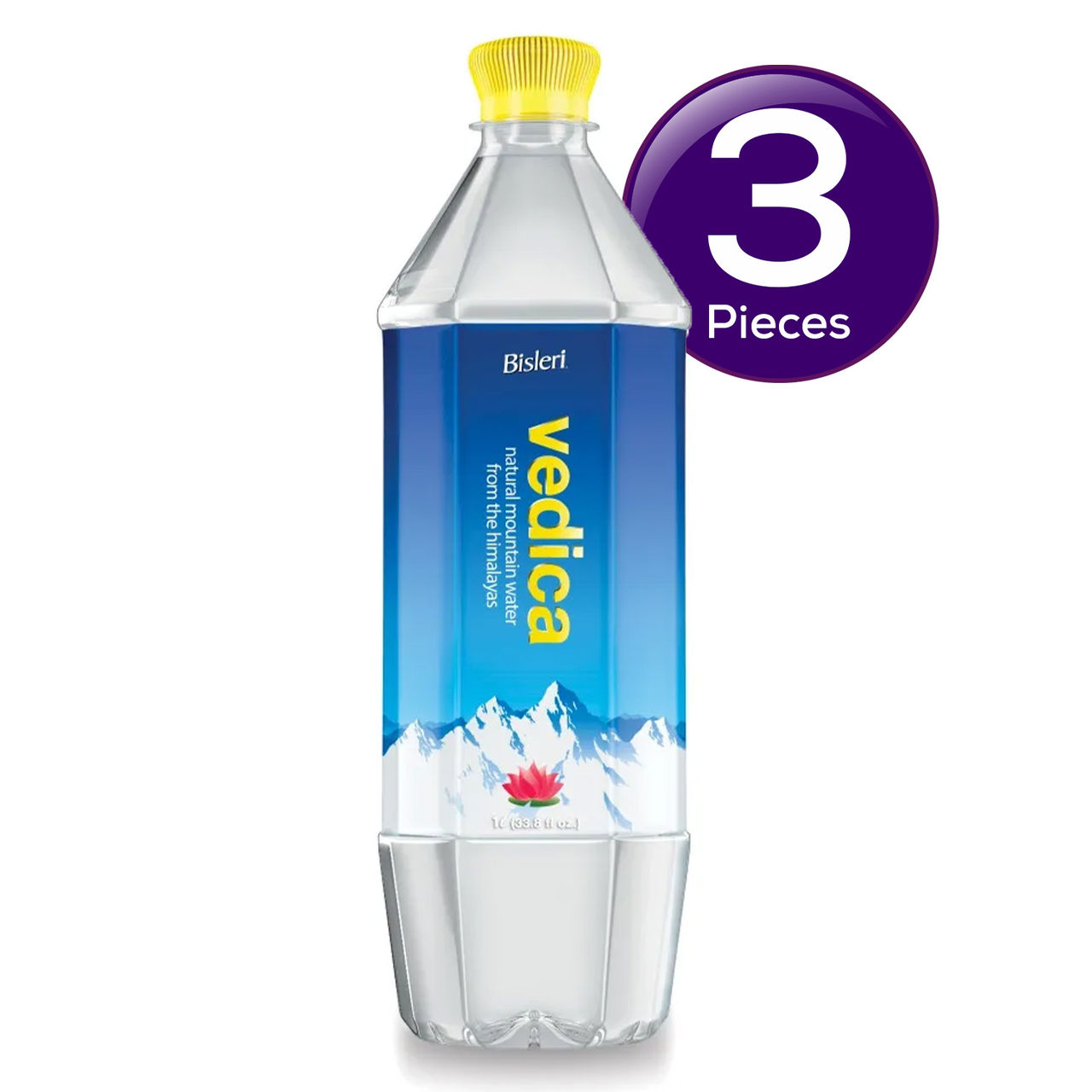 Bisleri Vedica Natural Mountain Mineral Water Bottle - Combo