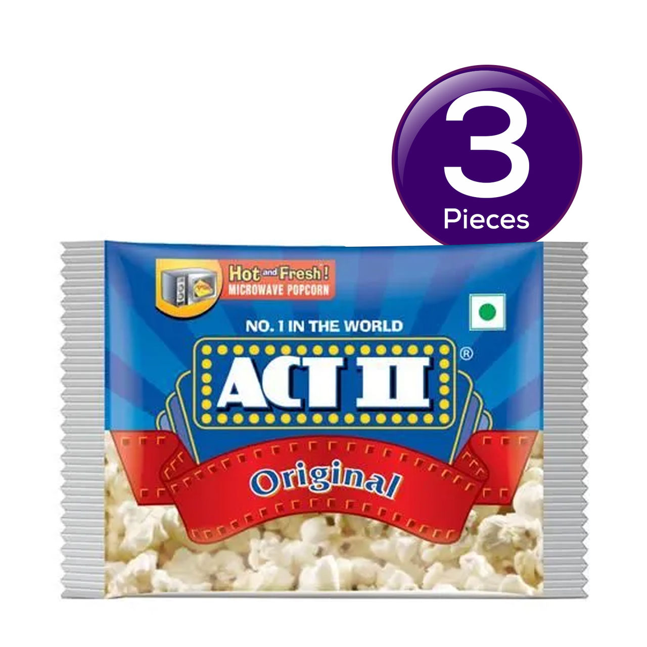 ACT II Microwave Popcorn - Butter 33 g Combo