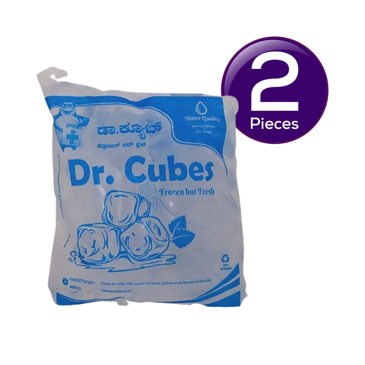 Dr. Cubes Ice Cubes 1 kg Combo