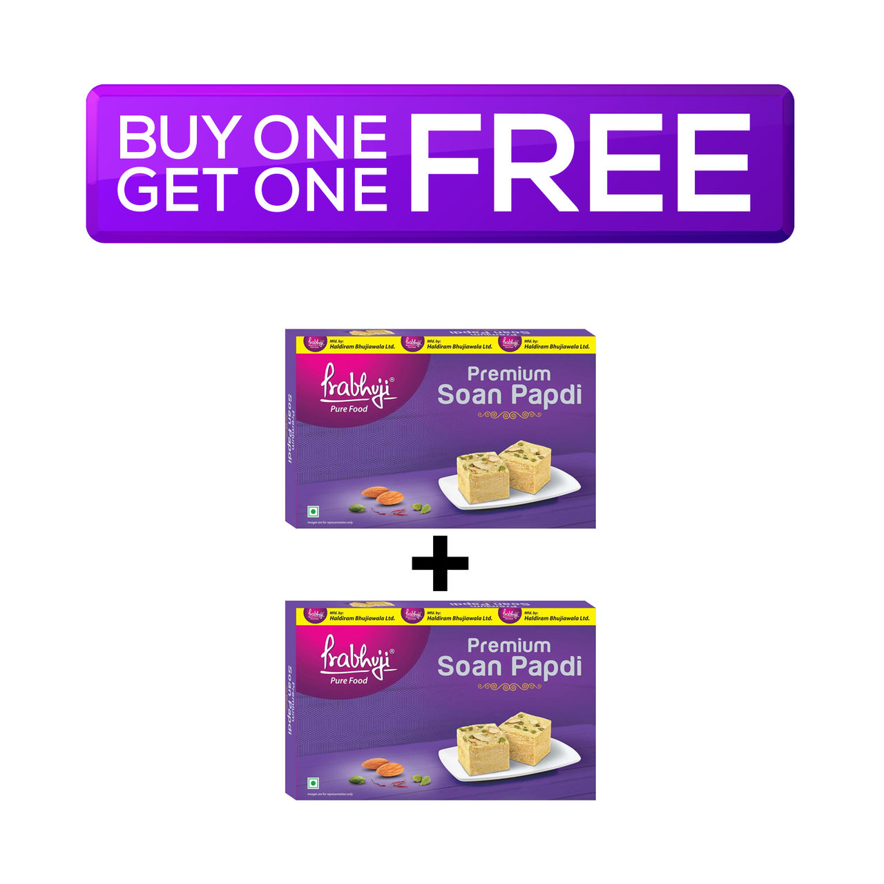 Prabhuji Premium Soan Papdi 800 g Combo