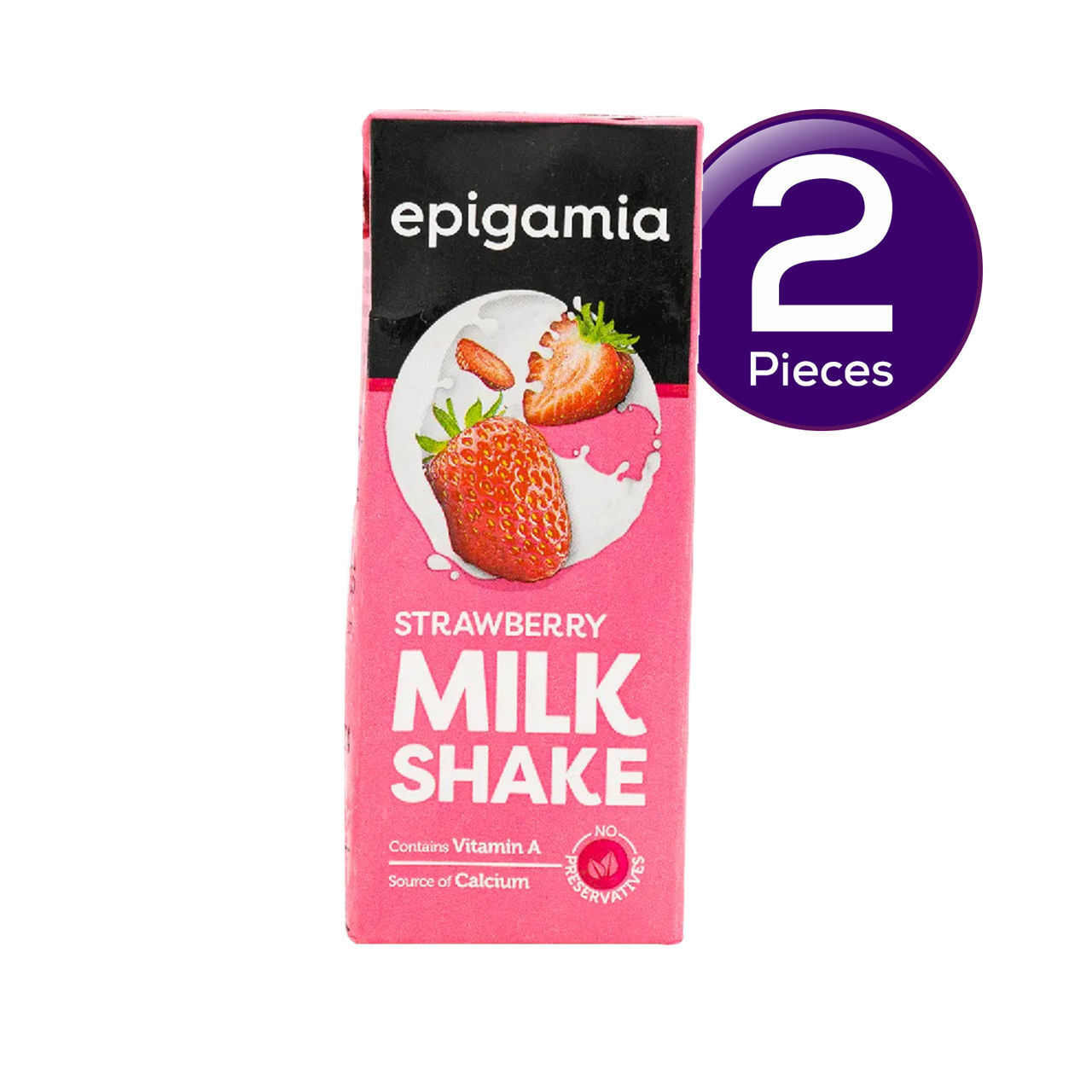 Epigamia Milkshake - Strawberry Tetrapack 180 ml Combo