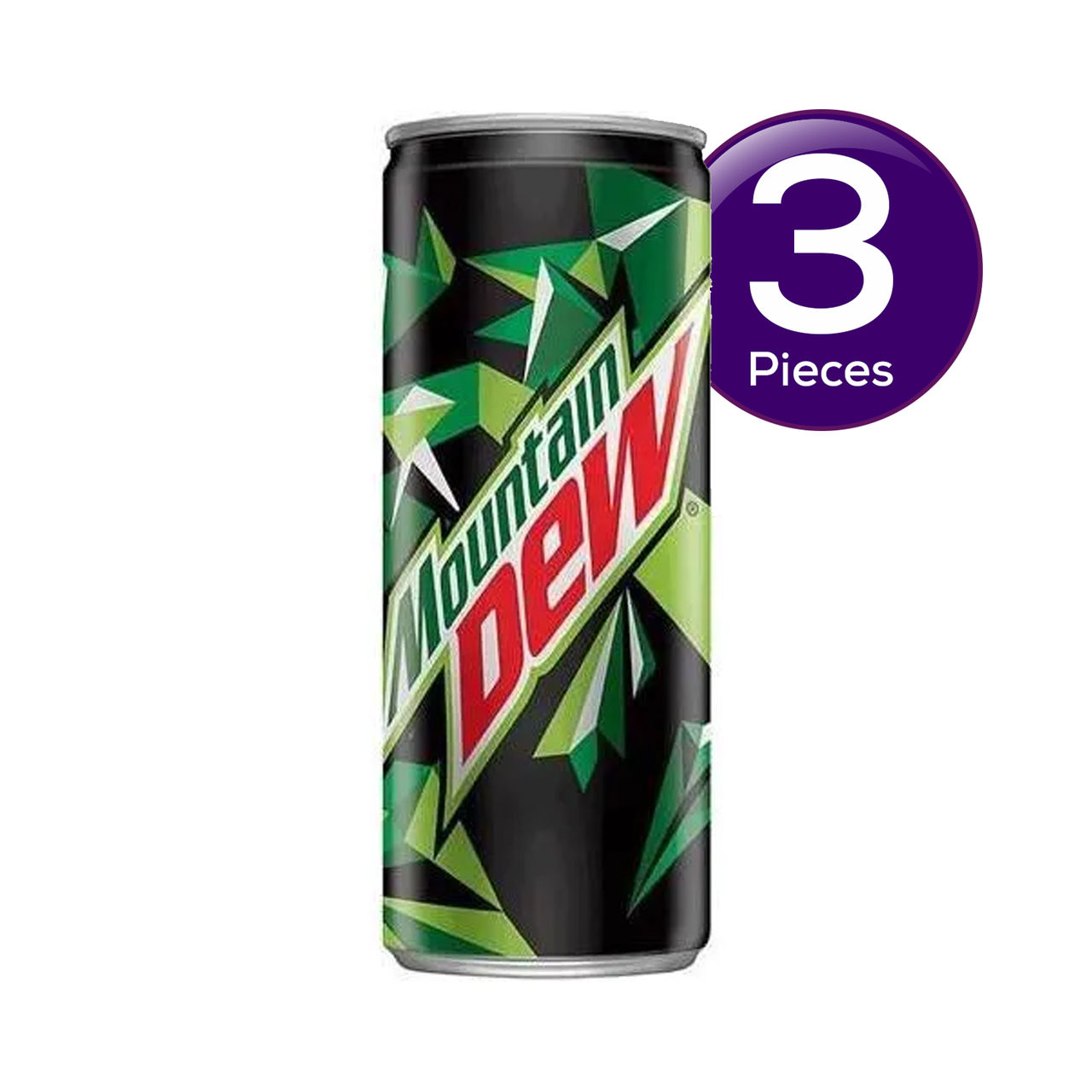 Mountain Dew Soft Drink Can 250 ml Combo