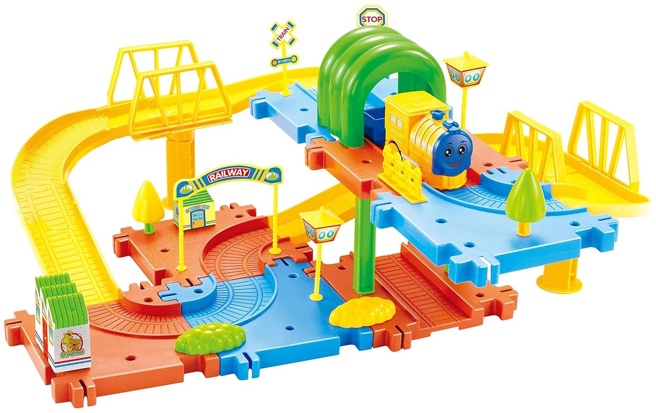 Webby Battery operated Toy Train Set for Kids