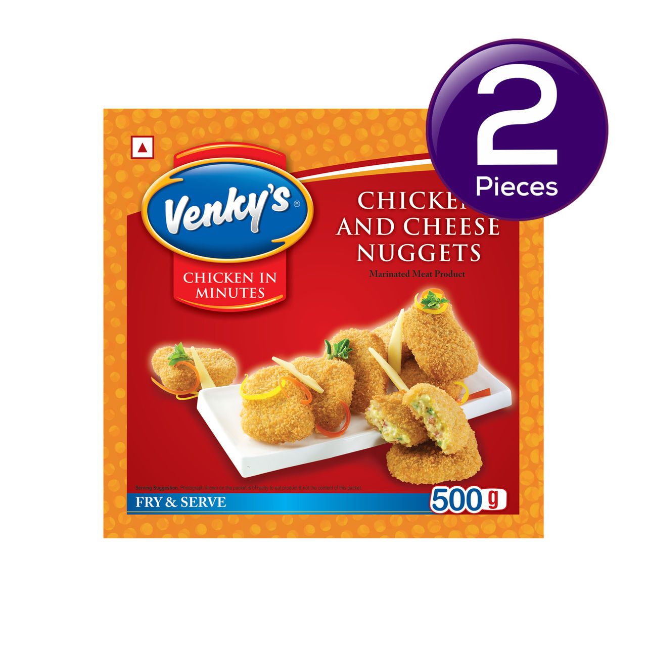 Venky's Chicken & Cheese Nuggets 500 g Combo