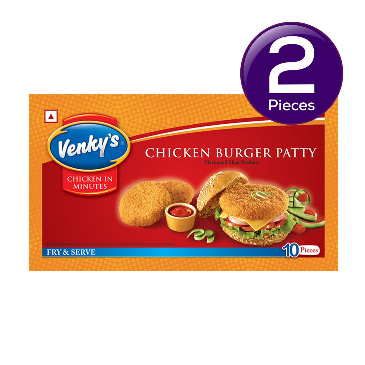 Venky's Chicken Burger Patty 500 g Combo